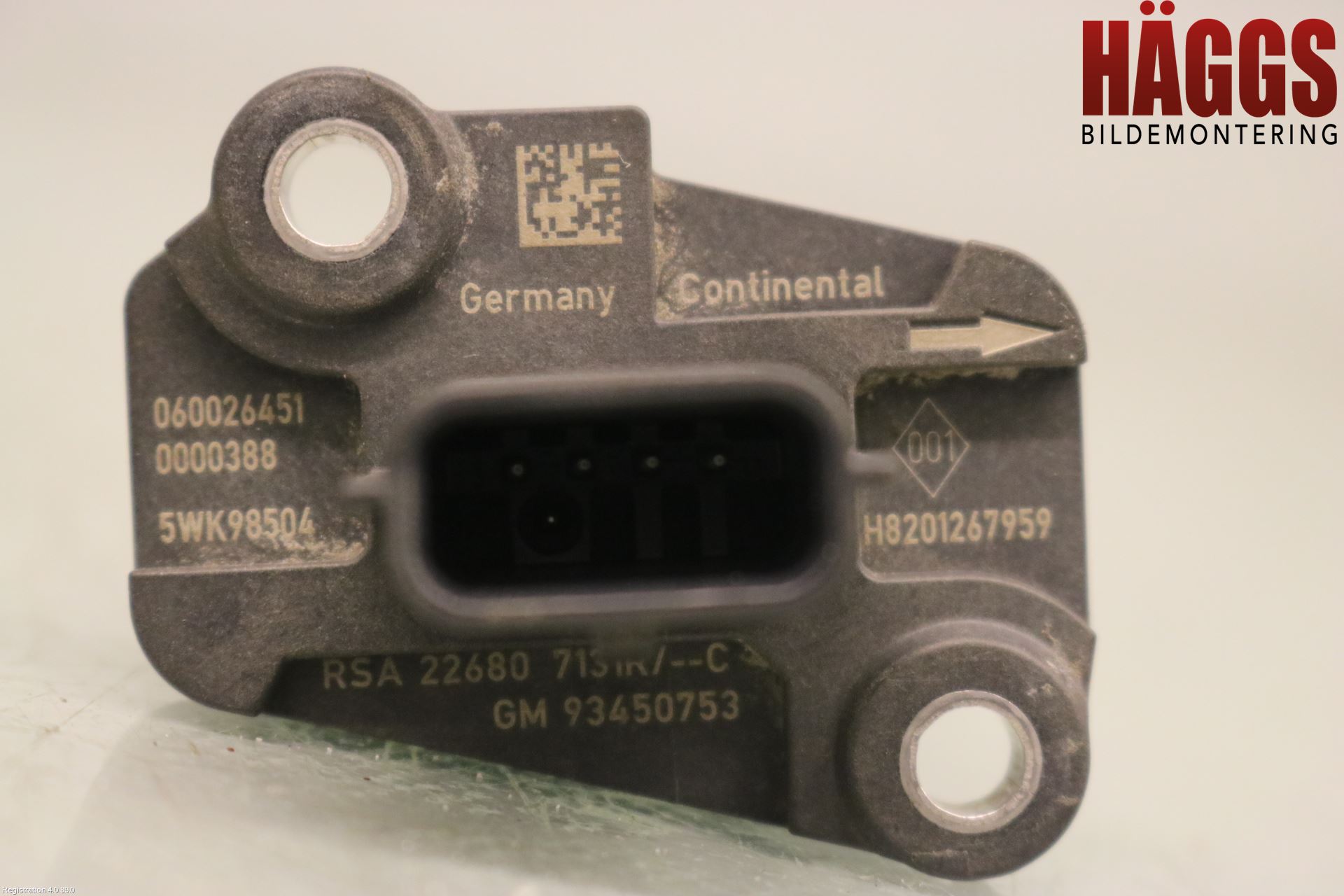 Nissan QASHQAI 14-17 Injluftmassamätare