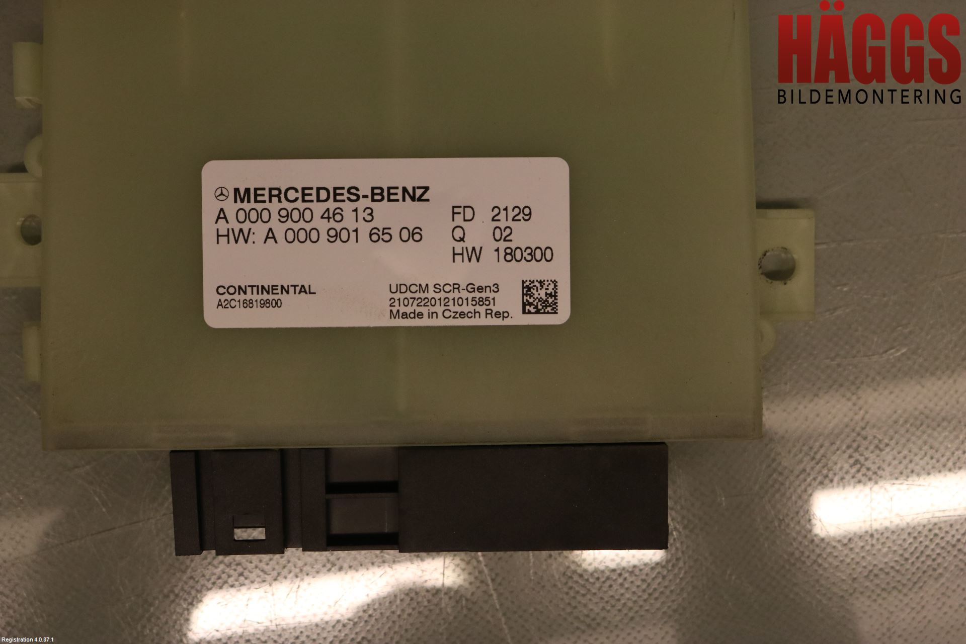 Mercedes-Benz MB E-KLASS (W213) 16-23 Styrenhet Avgasrening