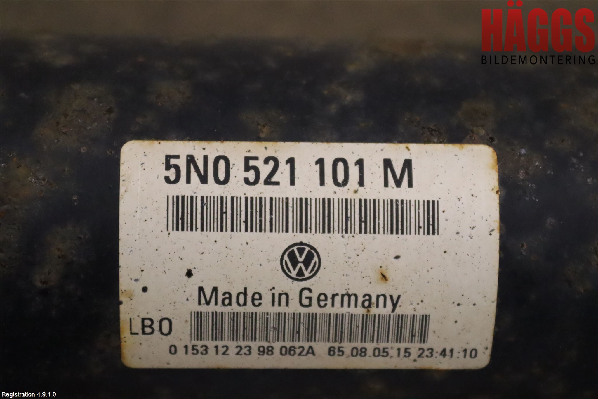 Volkswagen VW TIGUAN 07-16 Mellanaxel Komp