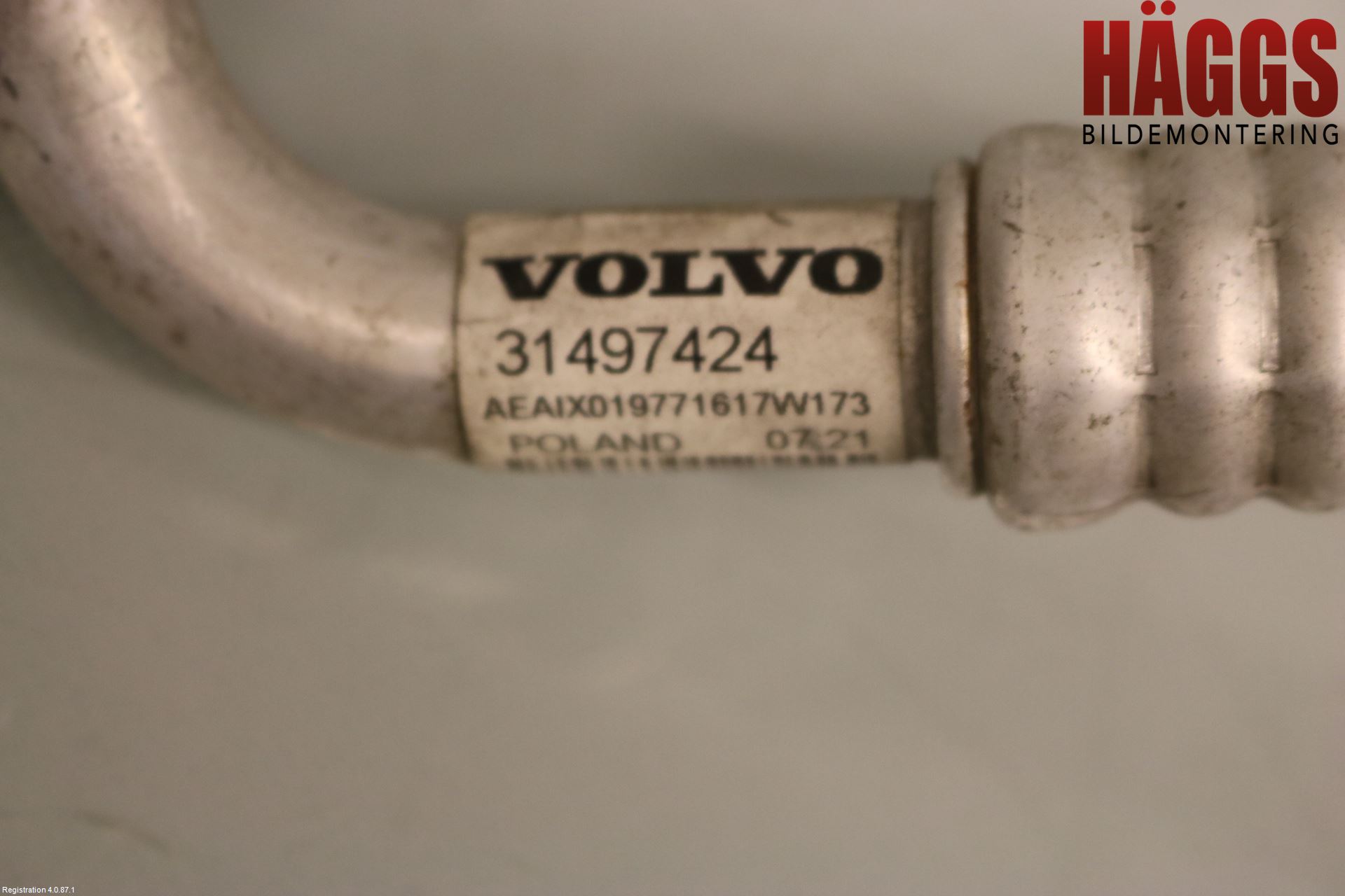 Volvo V90 17->> Ac Slang-Rör
