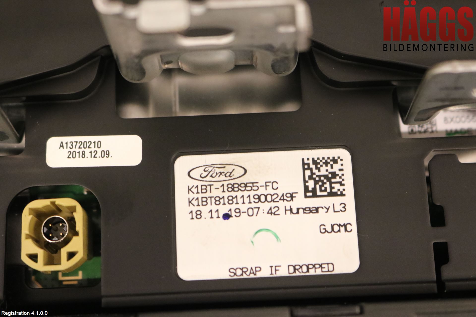 Ford FIESTA (VII) 18-23 Cd Radio - Multimediapanel
