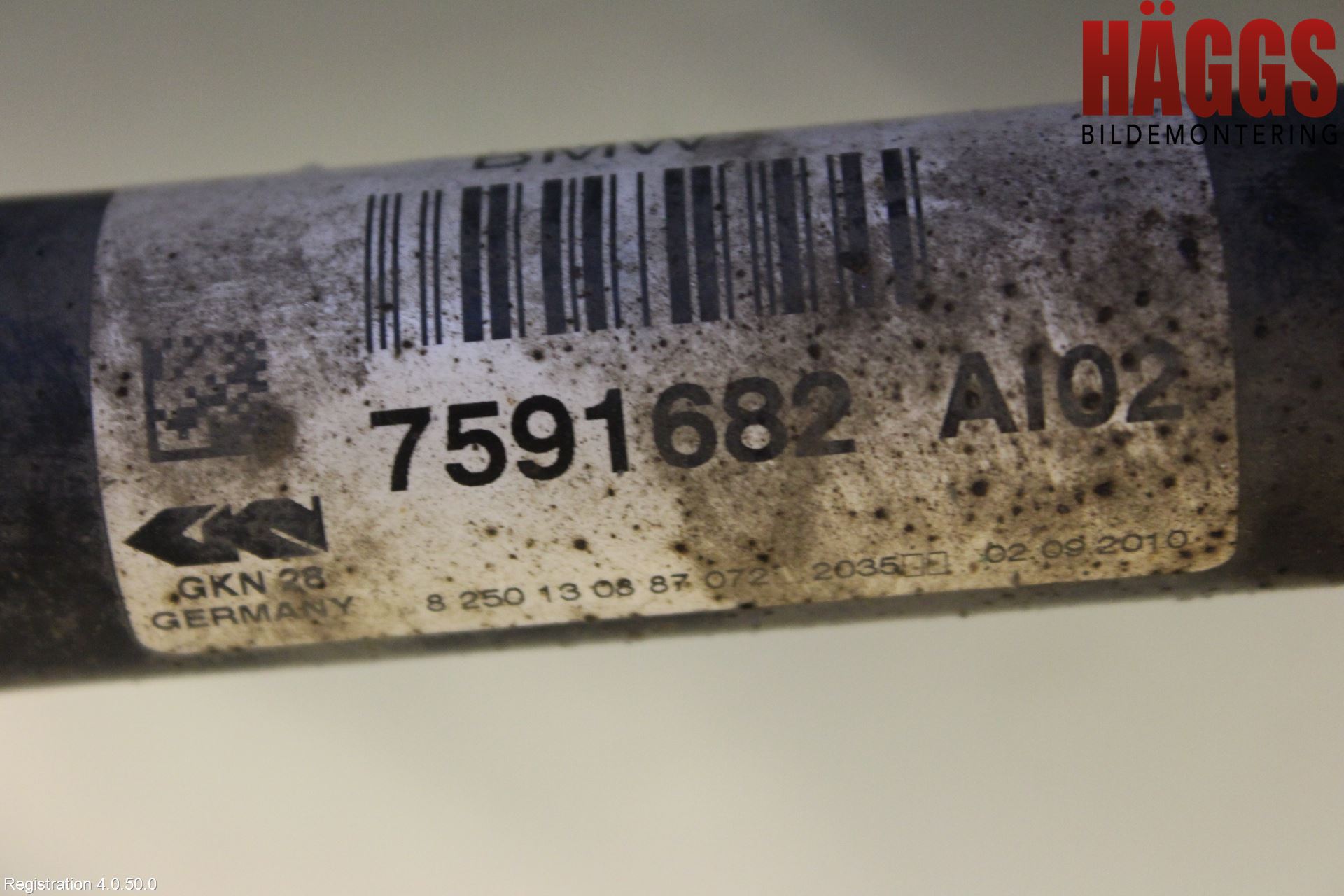 BMW X1 E84 10-15 Drivaxel Fram Höger