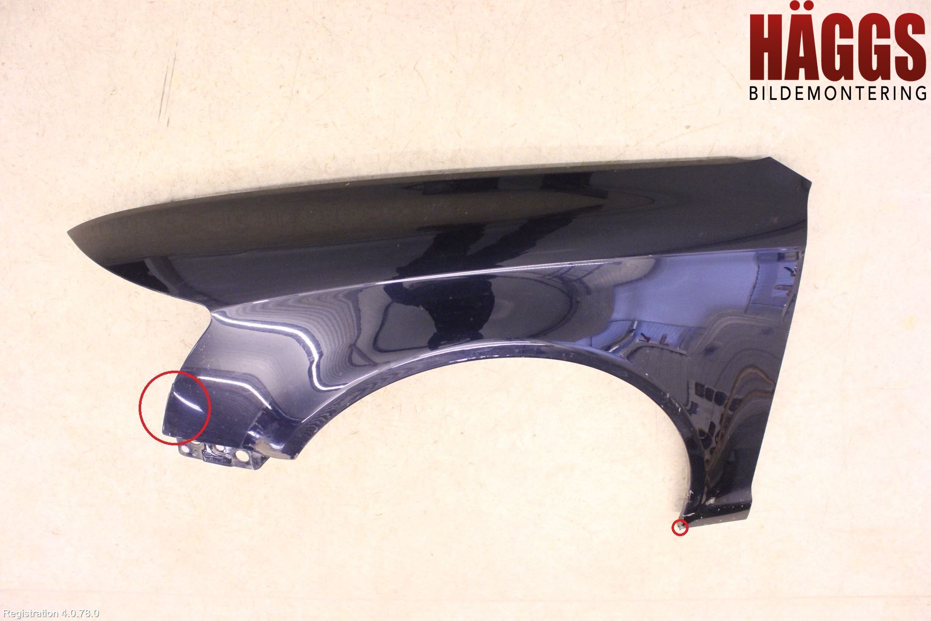 Audi ALLROAD 06-11 Skärm Fram Vänster