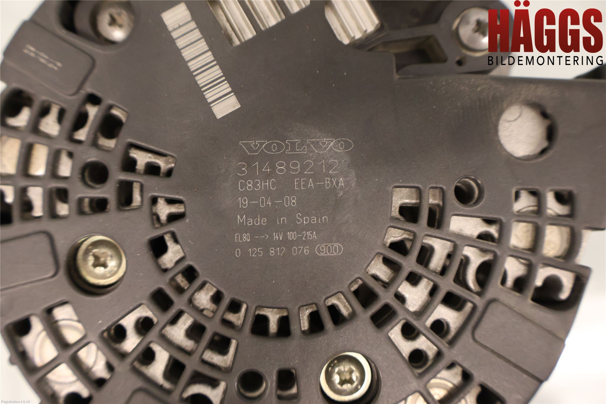 Volvo V60 19- Generator