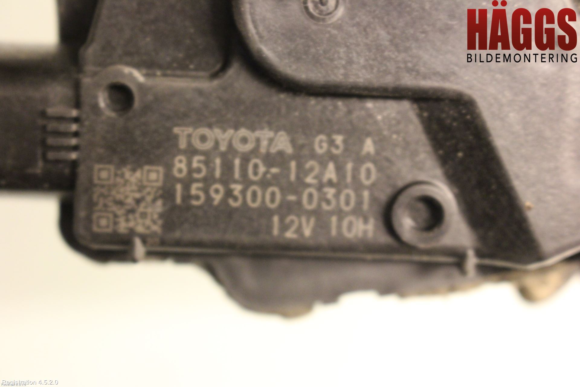 Toyota AURIS 07-09 Torkarmotor Vindruta