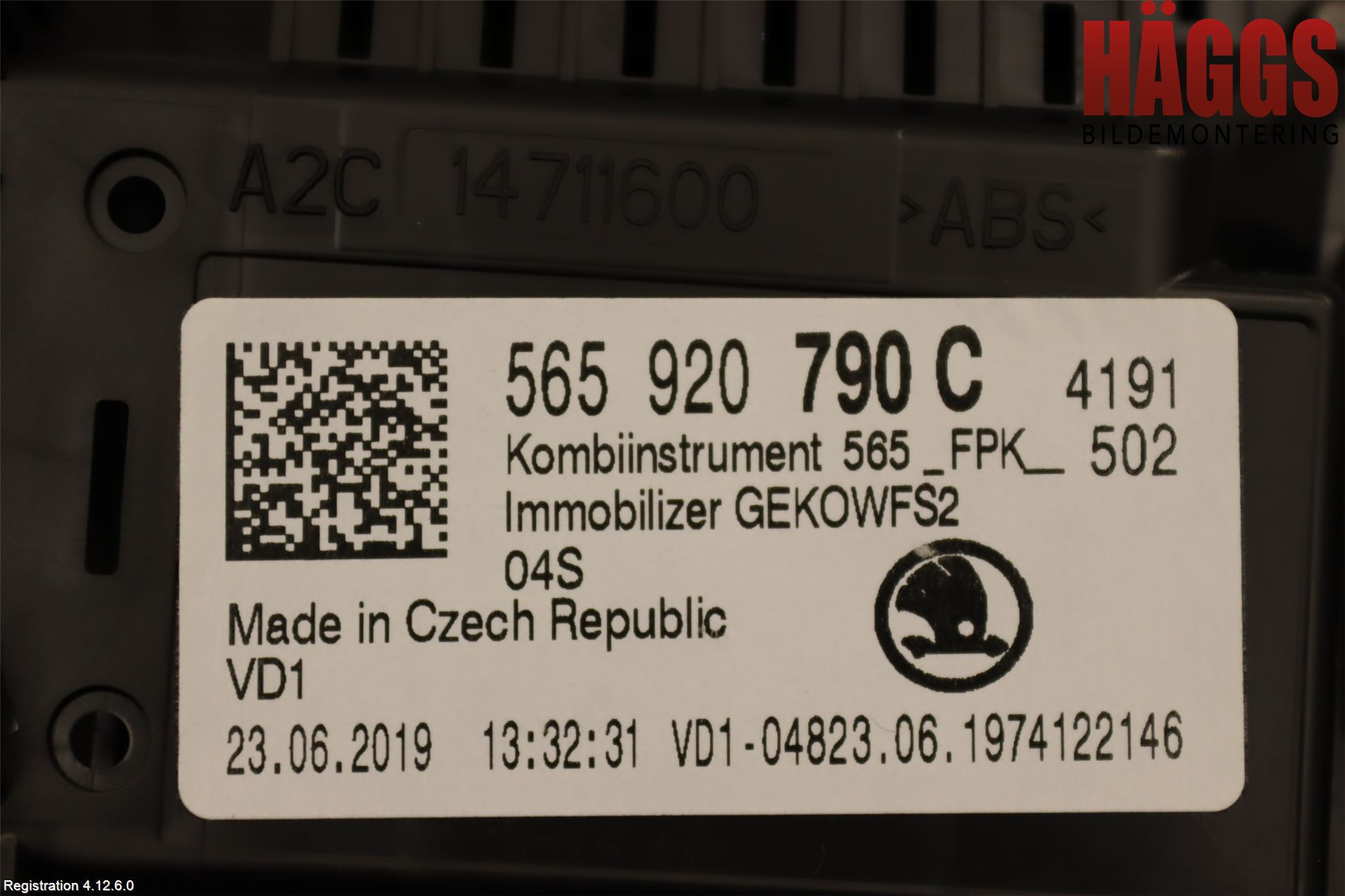 Skoda KODIAQ 17-24 Instrument Komb