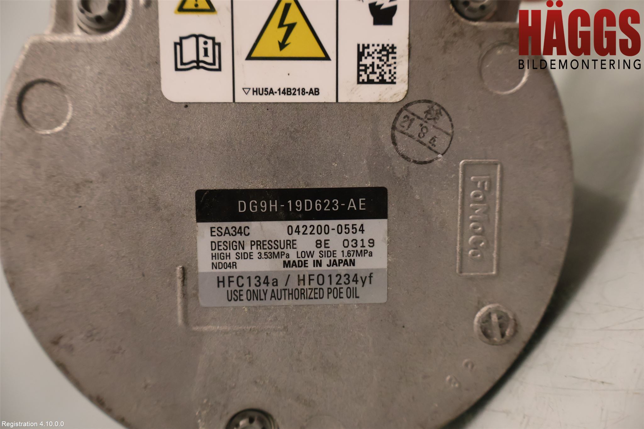 Ford MONDEO 15-22 Ac Kompressor