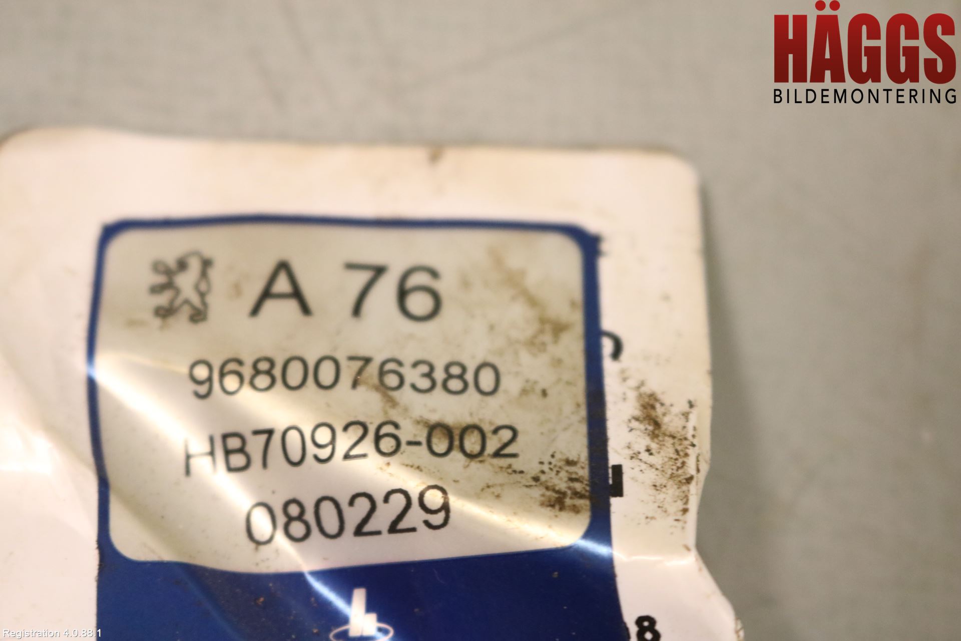 Peugeot 207 Cab Motor