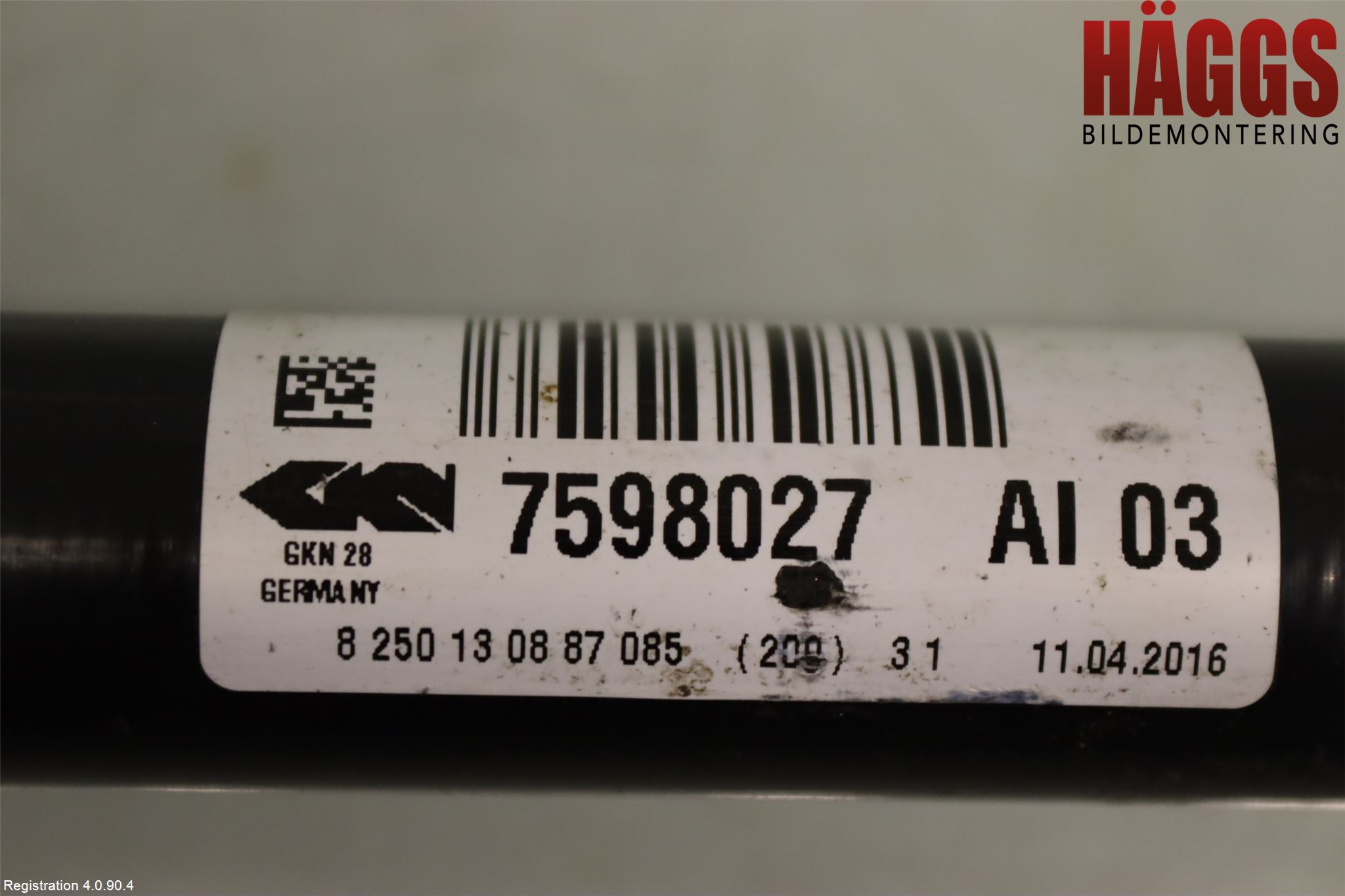 BMW X3 F25 10-17 Drivaxel Fram Vänster