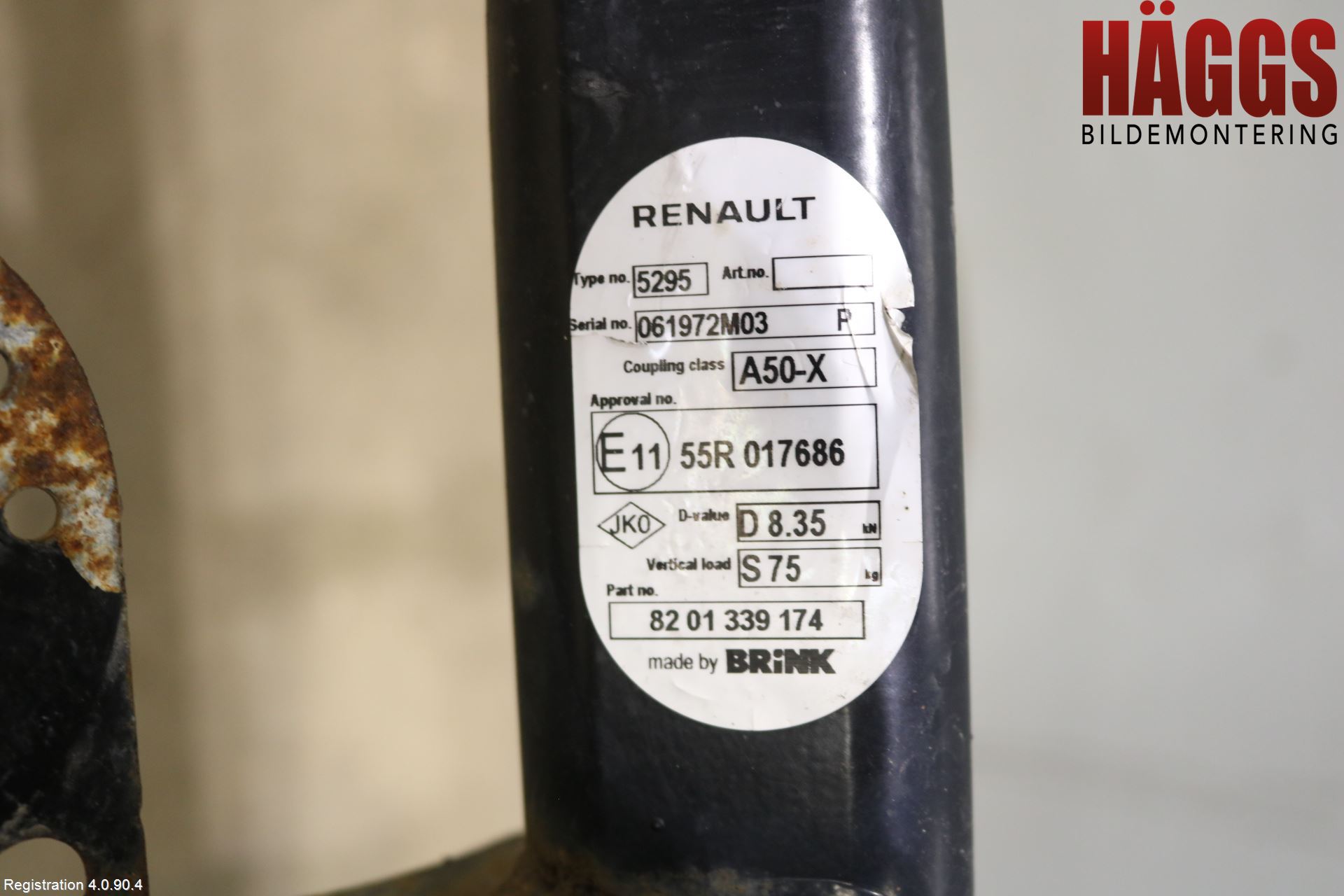 Renault KANGOO II 15-21 Dragkrok