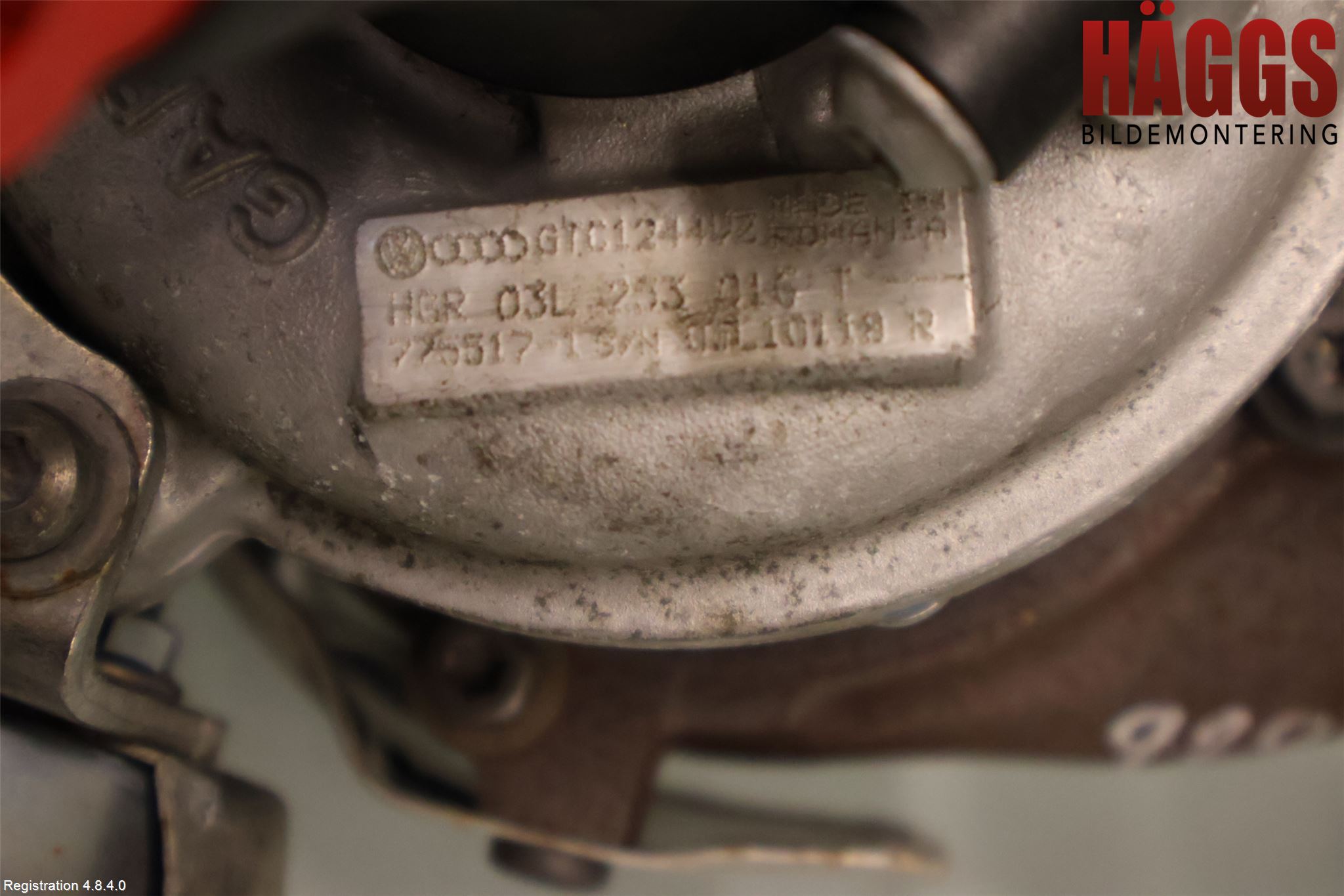 Volkswagen VW GOLF VI 09-13 Turboaggregat