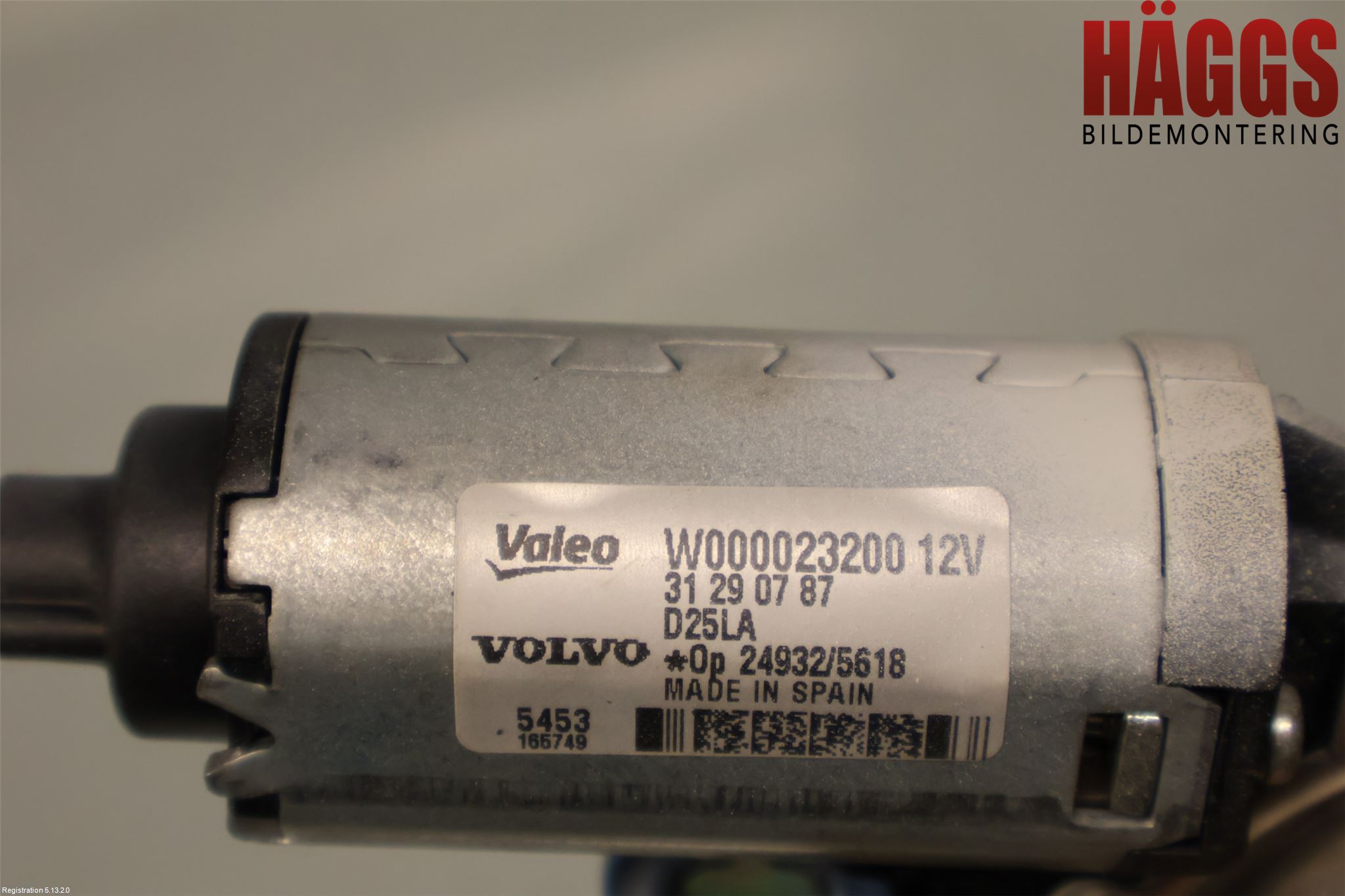 Volvo XC70 14-16 Torkarmotor Baklucka