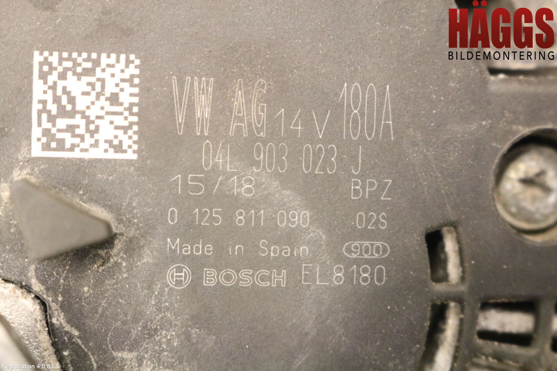 Volkswagen VW GOLF / E-GOLF VII 13-20 Generator