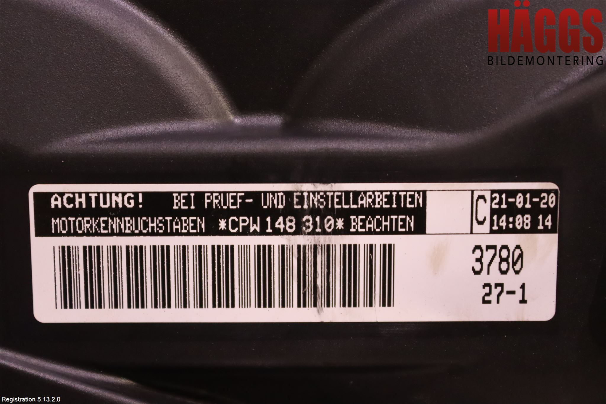 Volkswagen VW CADDY 16-20 Motor Bensin