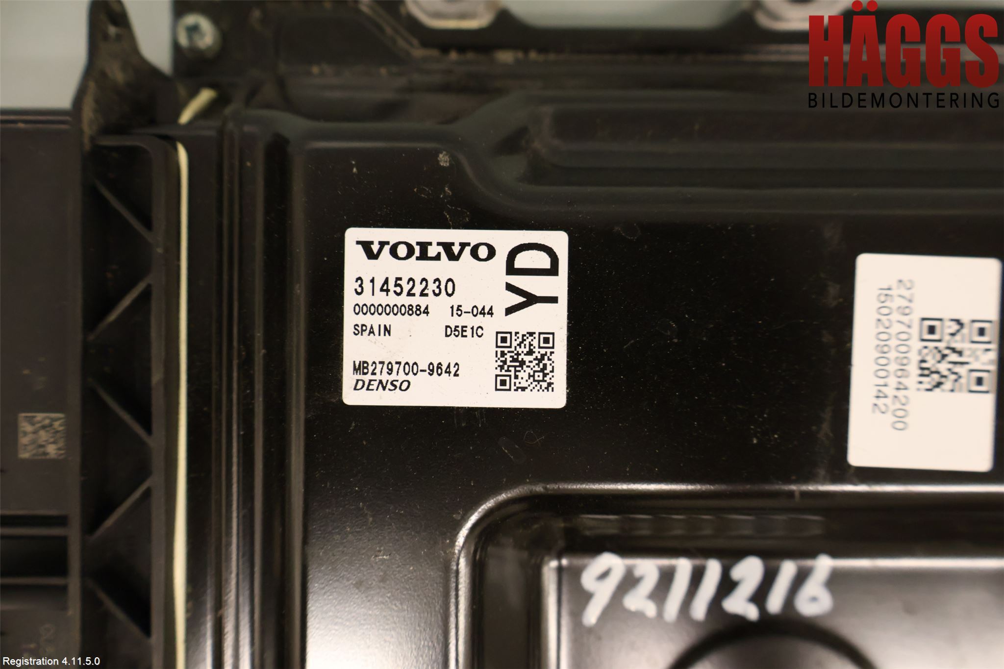 Volvo XC90/RECHARGE 16- Styrenhet Inspump Diesel