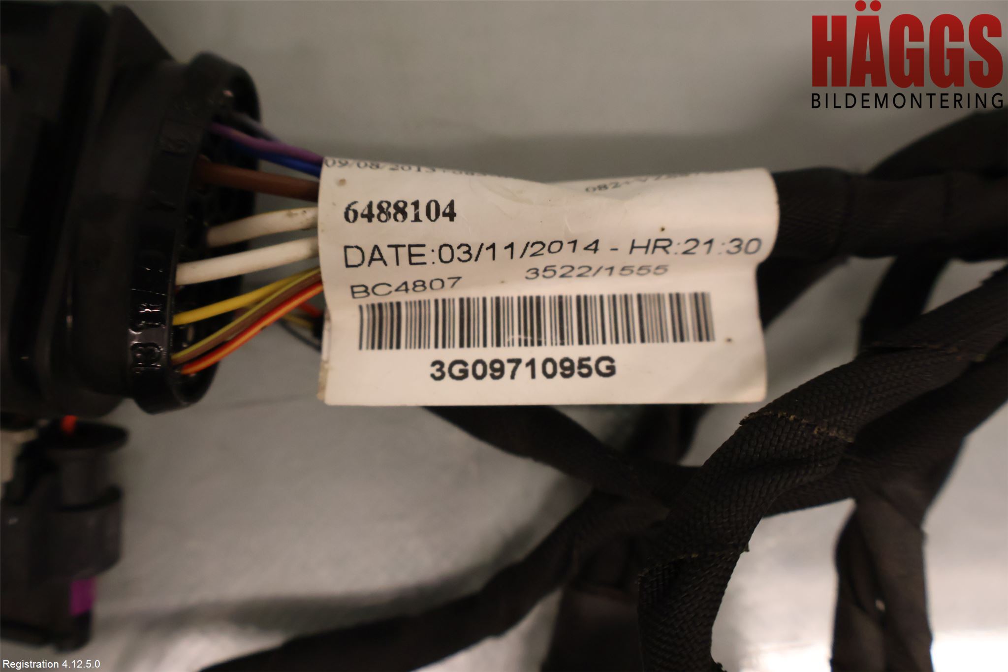 Volkswagen VW PASSAT 15-19 Kabelhärva