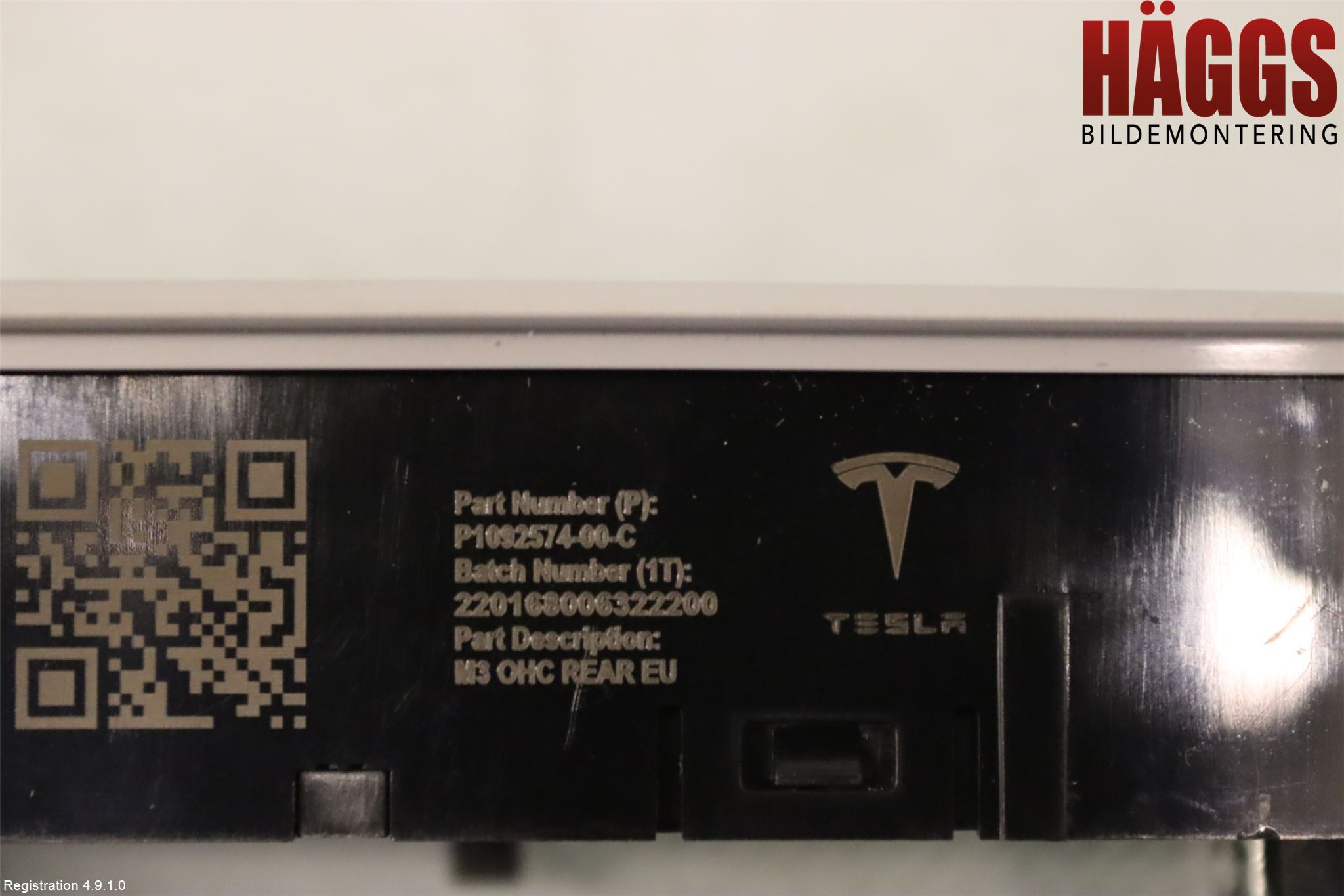 Tesla MODEL 3 17- Innerbelysning