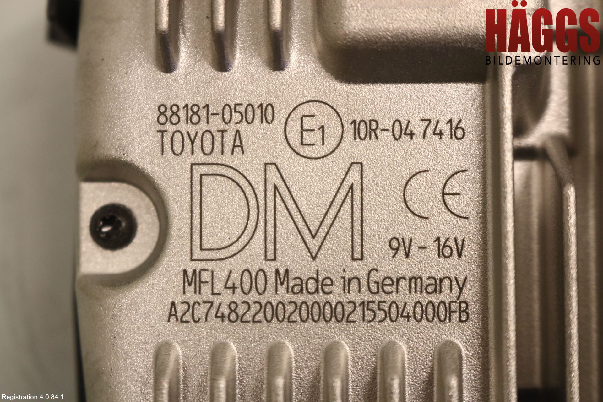 Toyota AVENSIS 16-18 Sensor Aktivt Kollisionsskydd