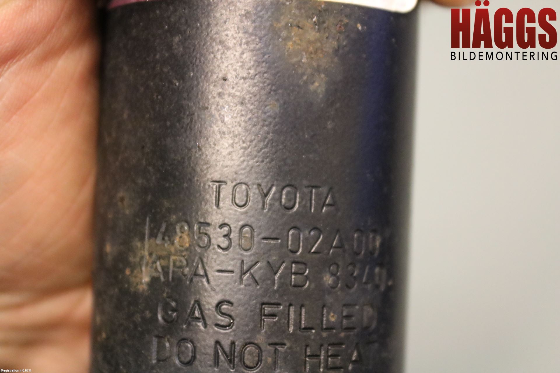 Toyota AURIS 10-12 Stötdämpare Bak