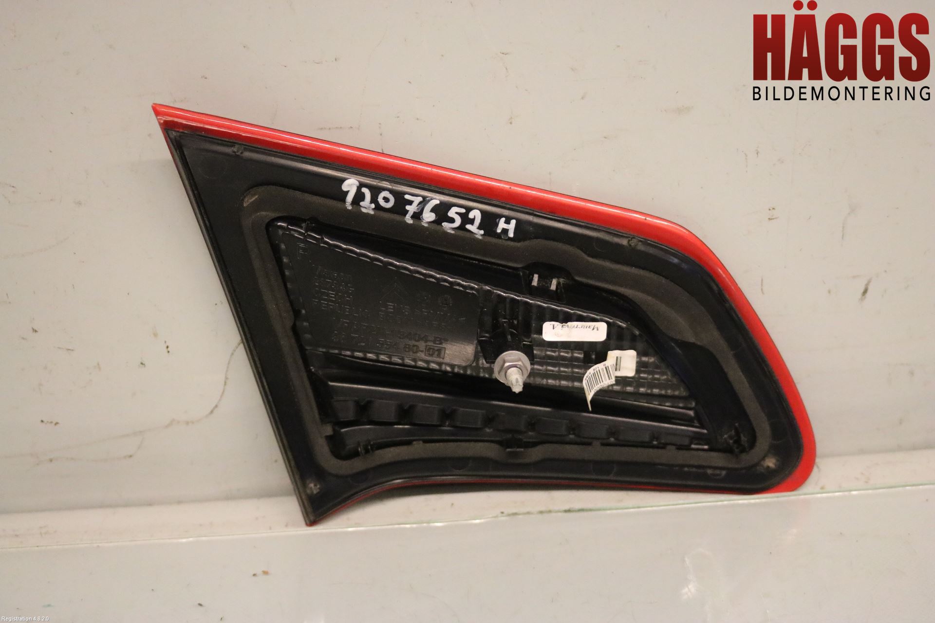 Citroen C4 II 11-18 Bakljus Lucka Hö