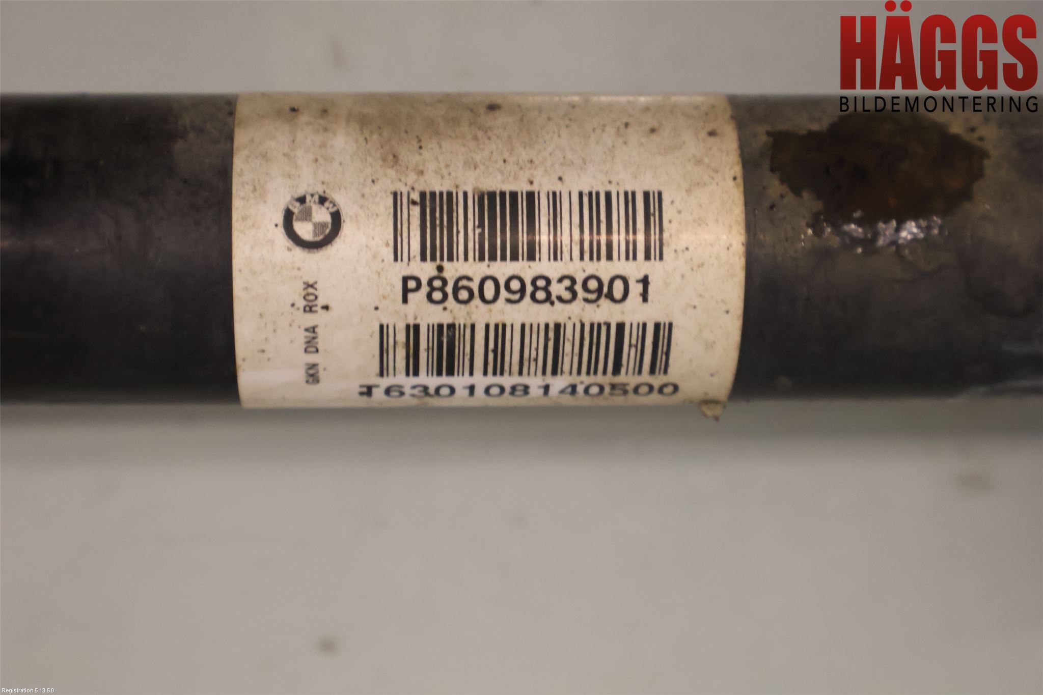 BMW X5 F15 13-18 Drivaxel Bak Vänster