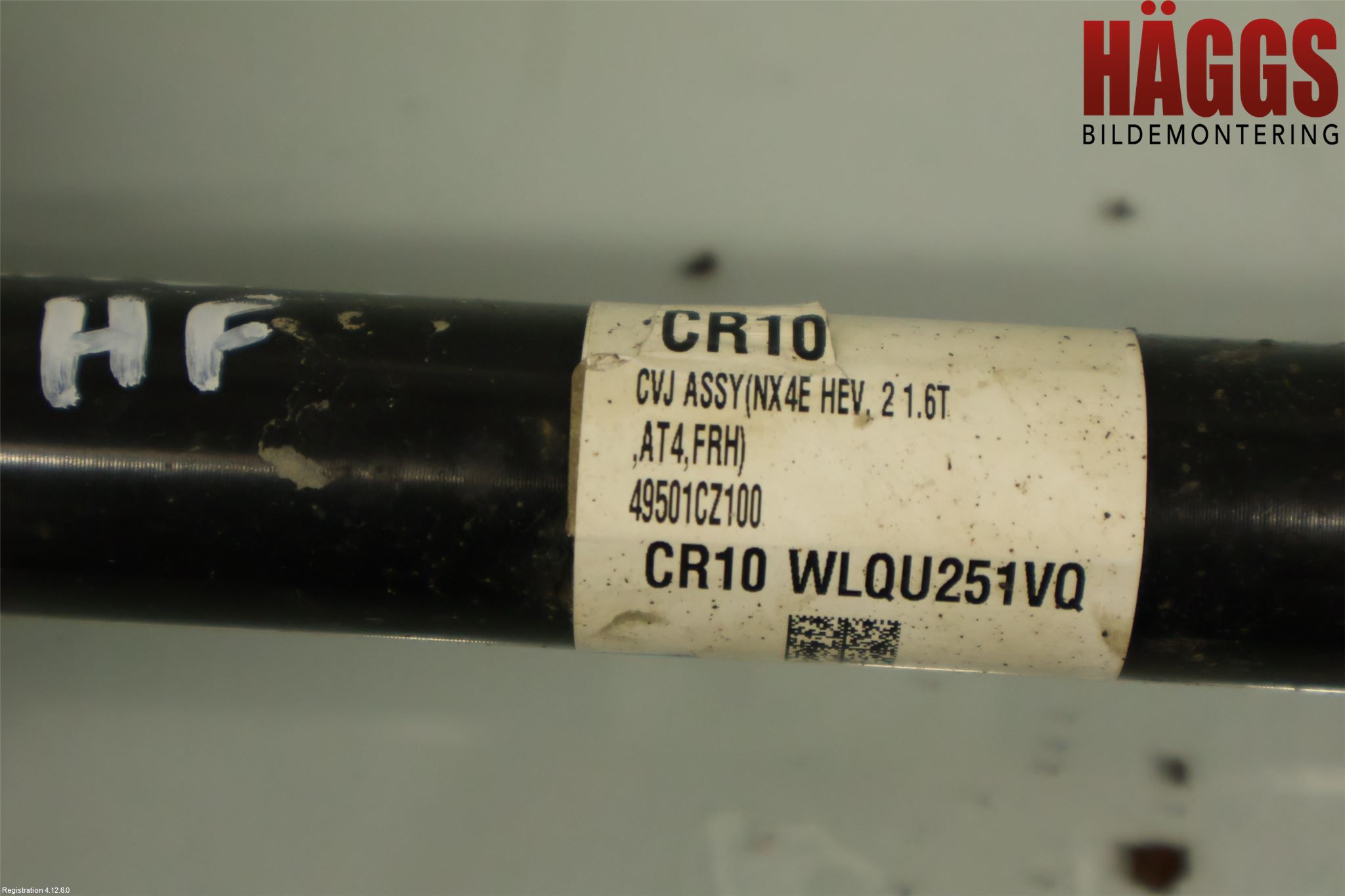 Hyundai TUCSON 05- Drivaxel Fram Höger