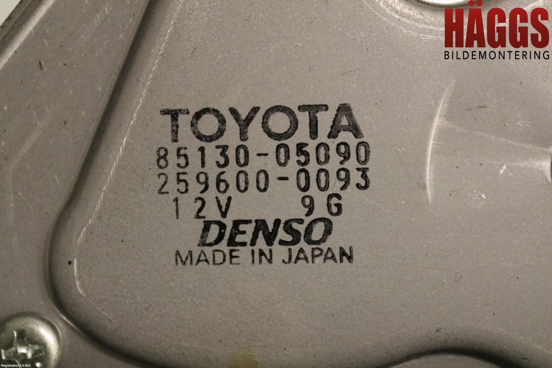 Toyota AVENSIS 03-06 Torkarmotor Baklucka