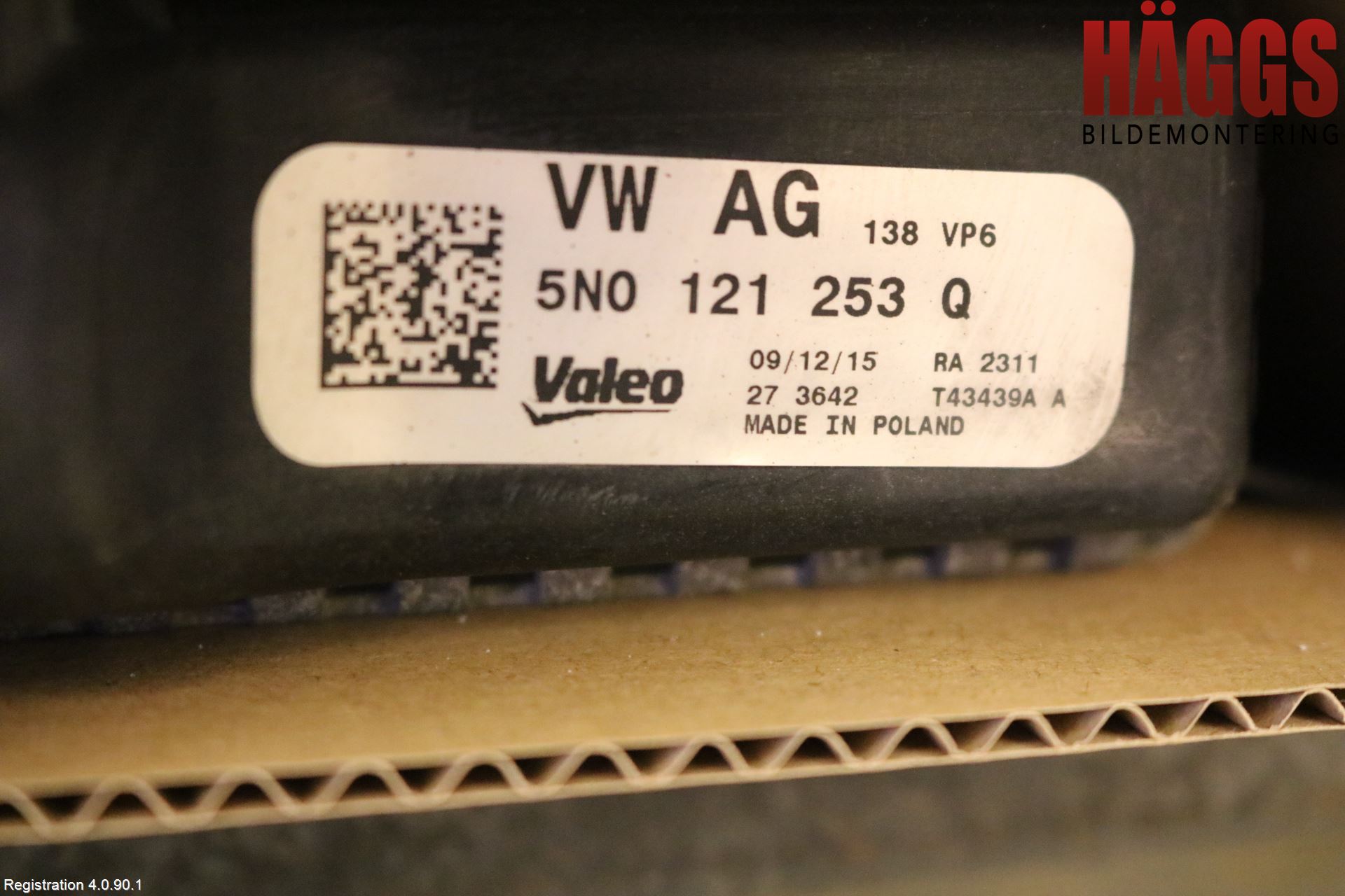 Volkswagen VW TIGUAN 07-16 Kylare Aut