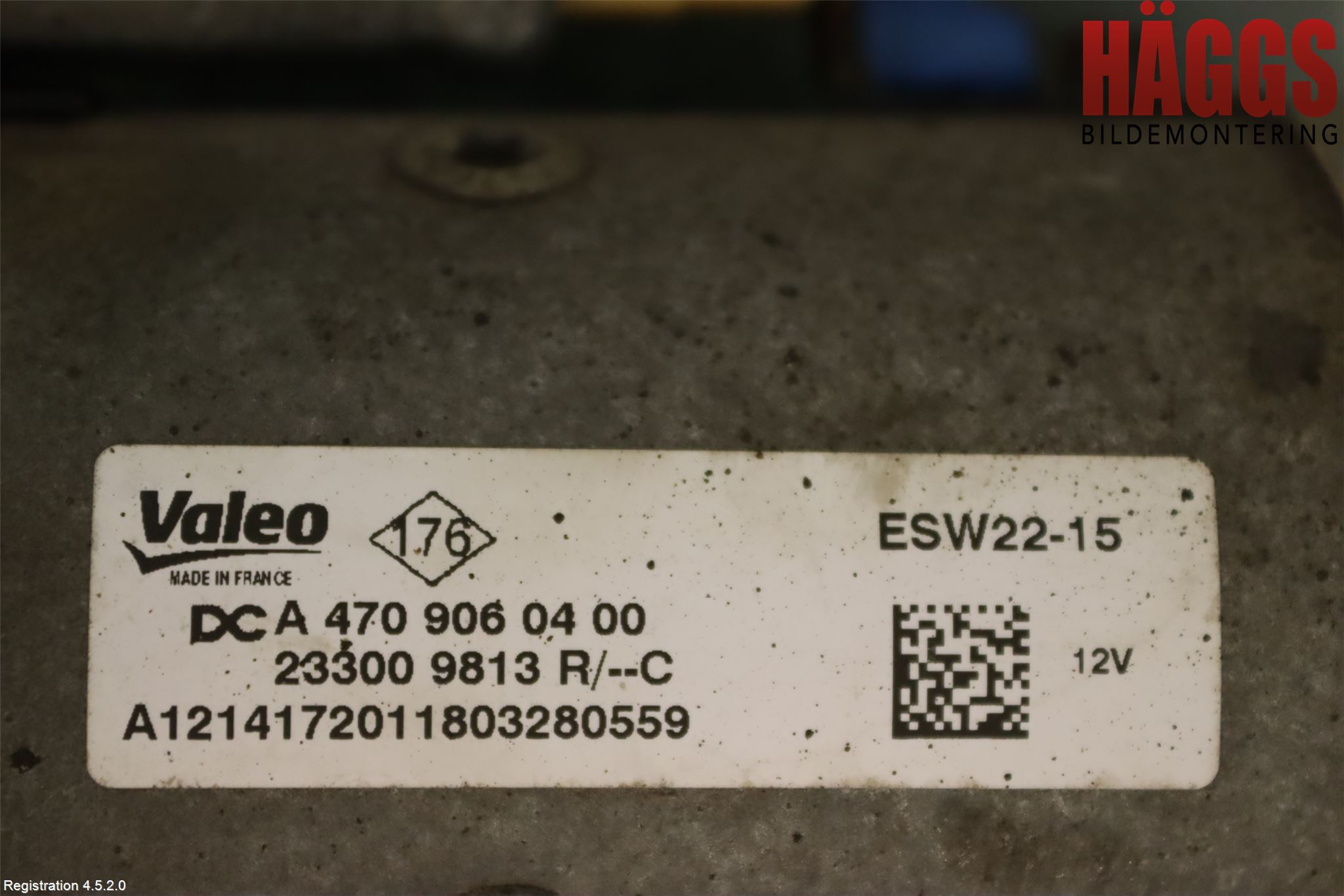 Nissan NV400 12-24 Startmotor Diesel