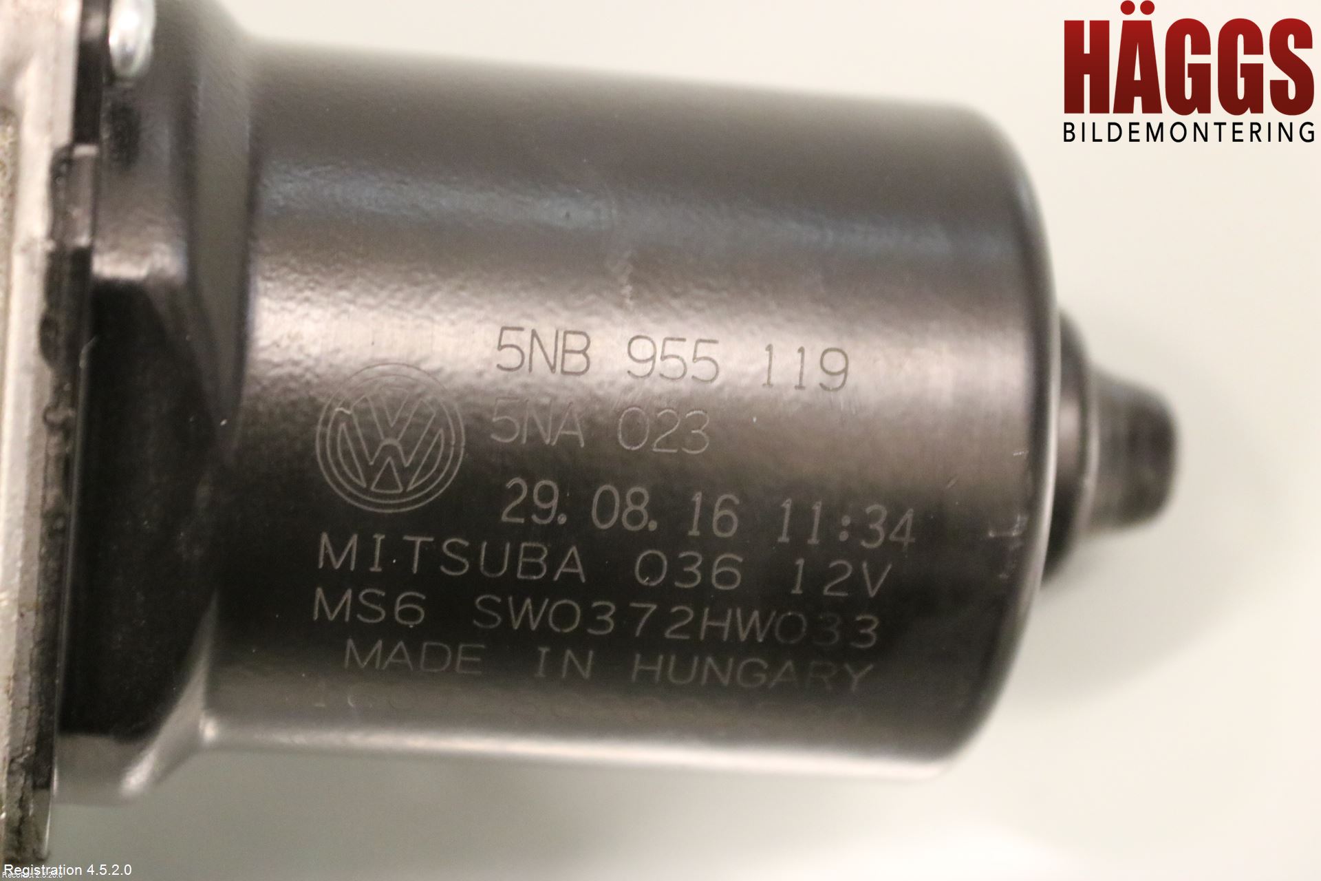 Volkswagen VW TIGUAN 16-24 Torkarmotor Vindruta