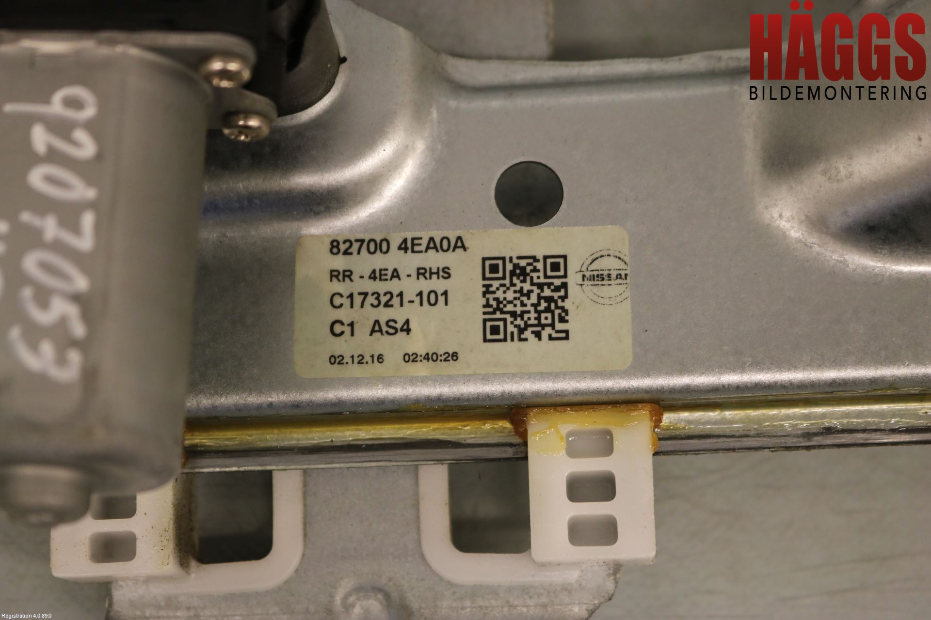Nissan QASHQAI 14-17 Fönsterhiss El Kompl
