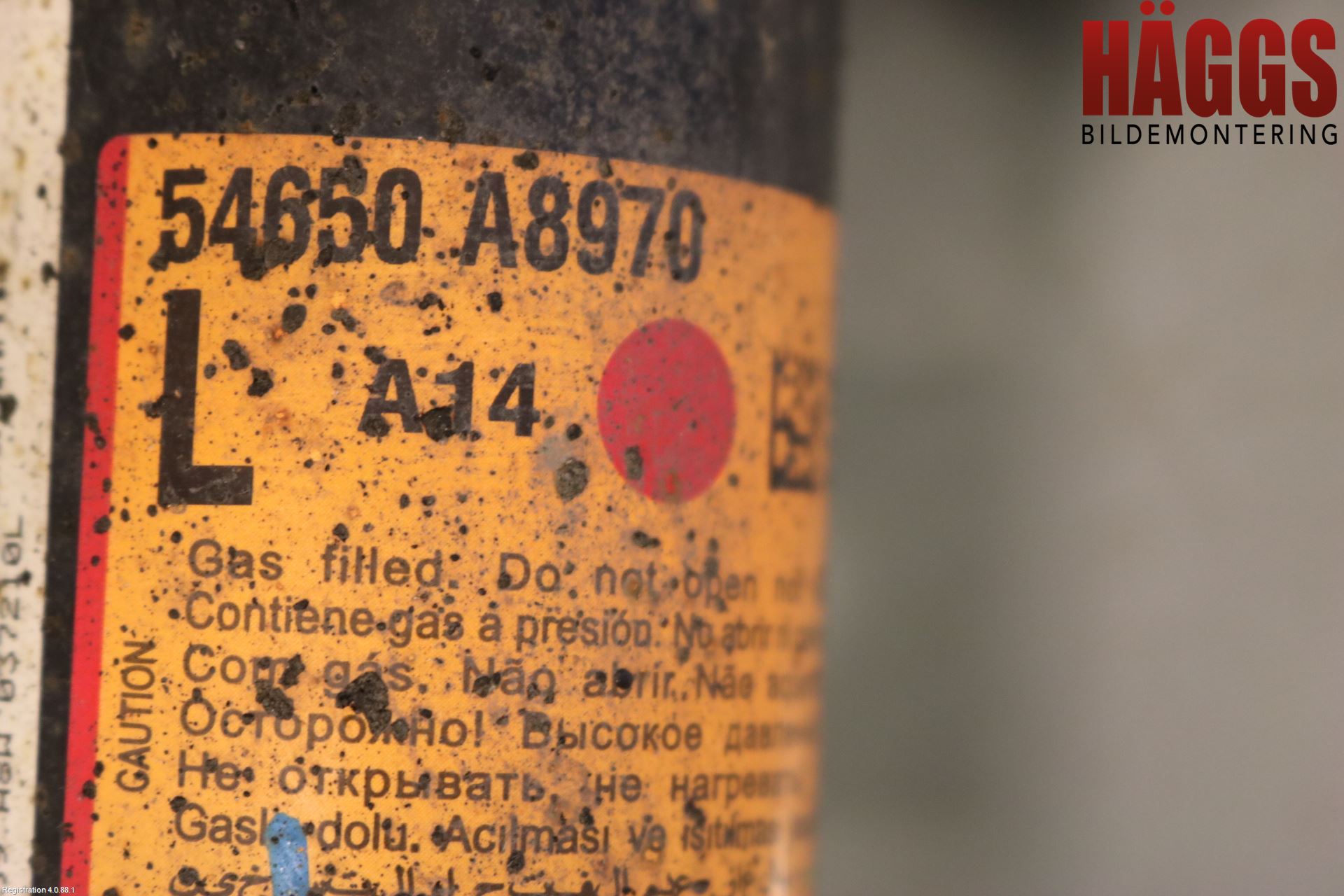 Kia OPTIMA 16-20 Fjäderben Fram Vänster