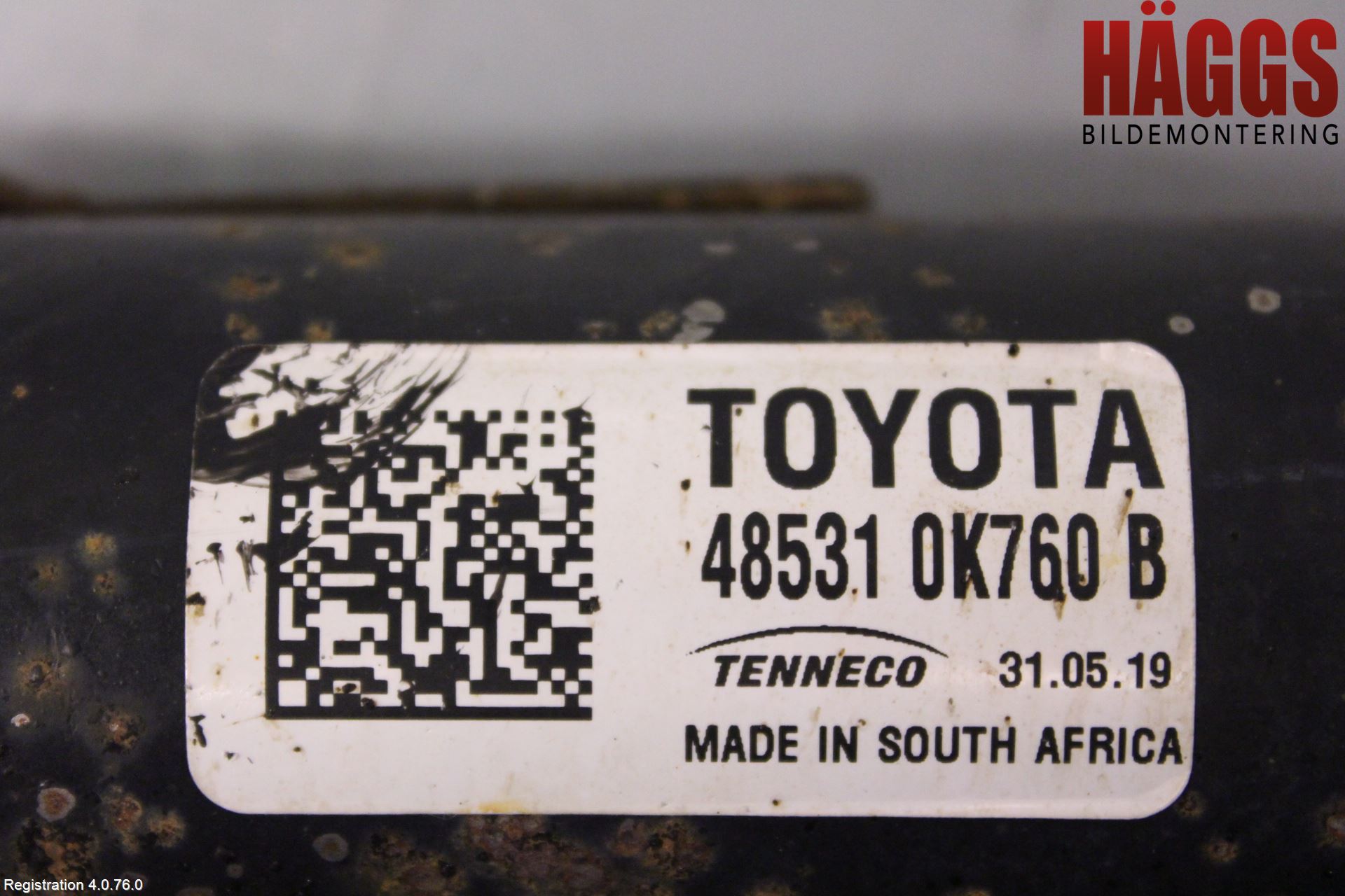 Toyota HILUX 16- Stötdämpare Bak