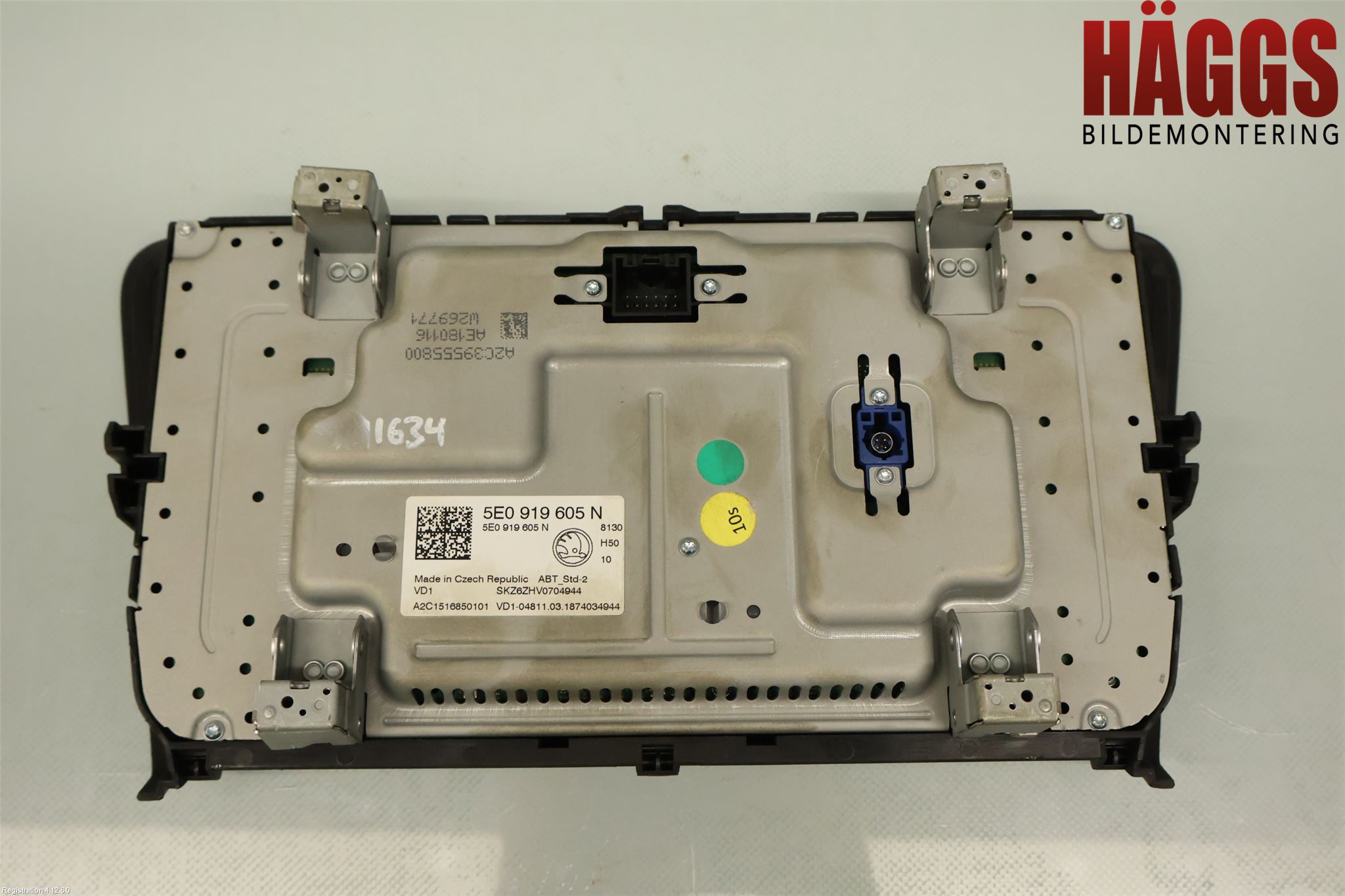 Skoda OCTAVIA (5E) 13-20 Cd Radio - Multimediapanel