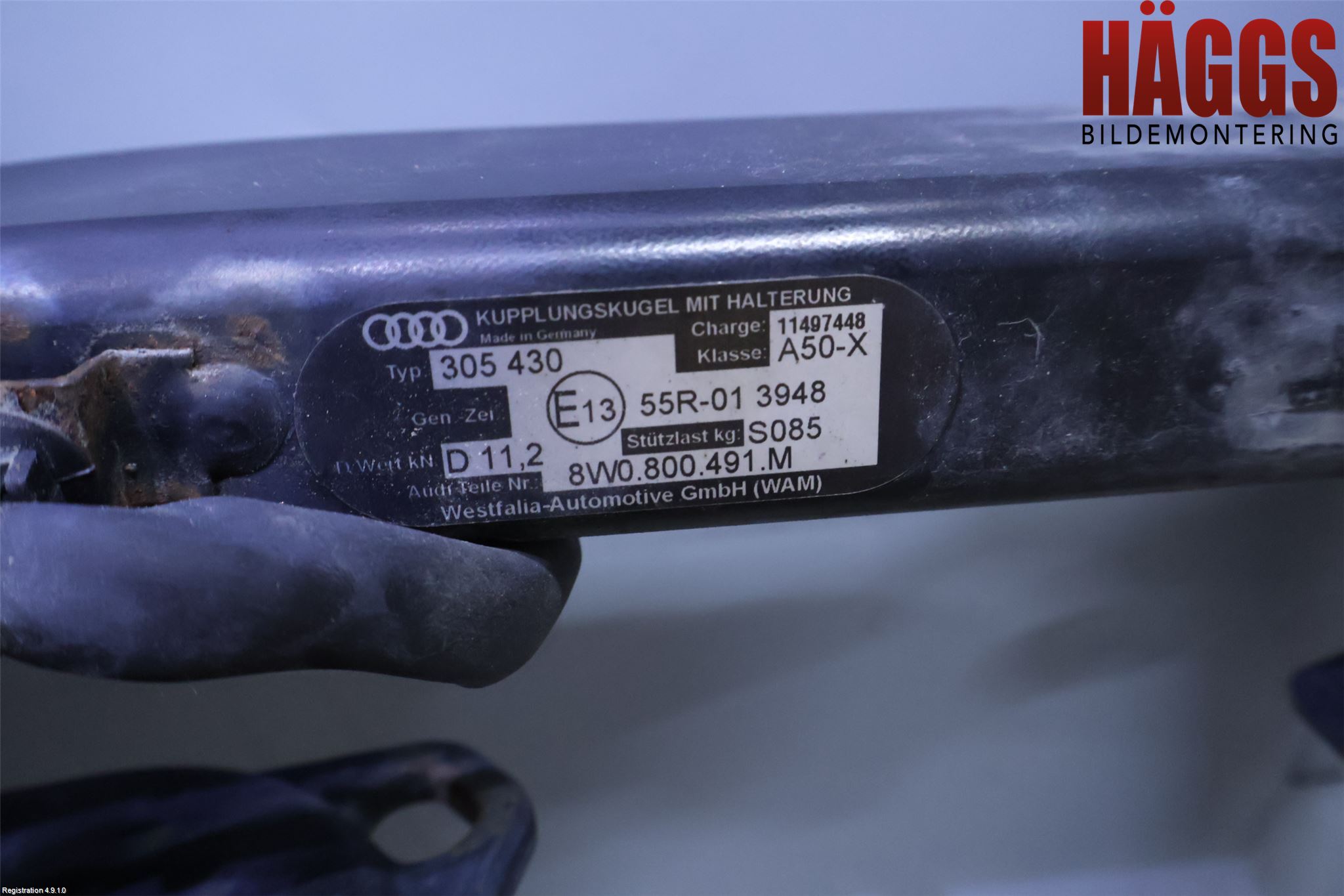Audi A4/S4 B9 16-19 Dragkrok