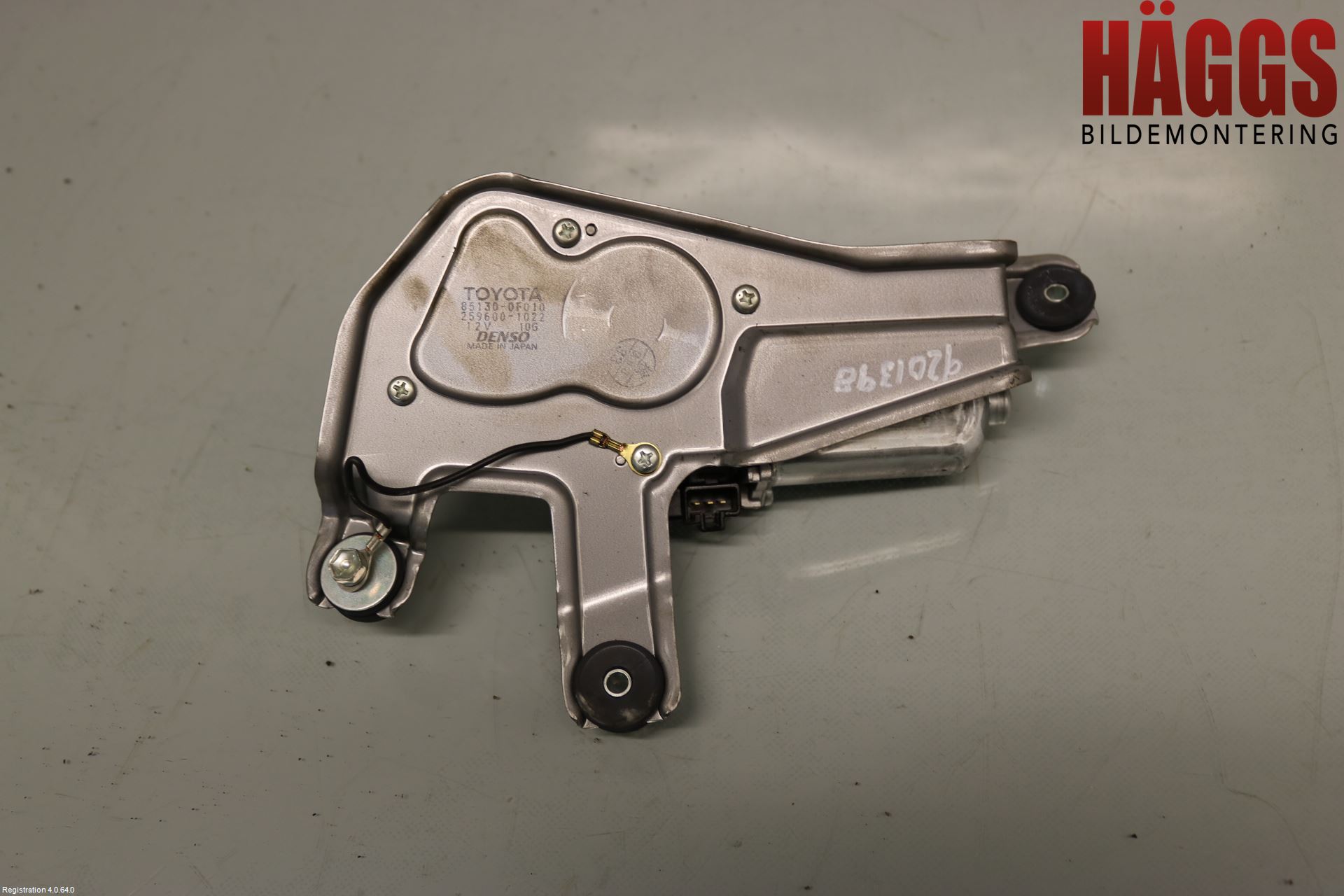 Toyota COROLLA VERSO 04-07 Torkarmotor Baklucka
