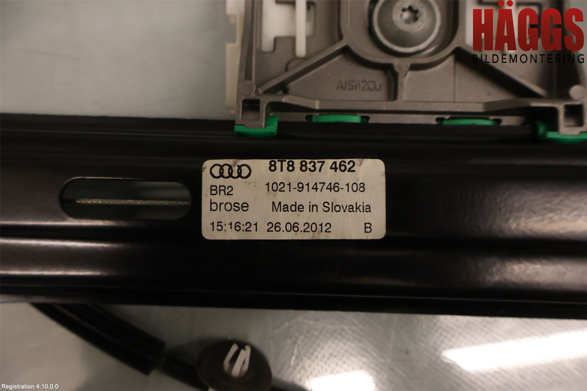 Audi A5 07-16 Fönsterhissmekanism