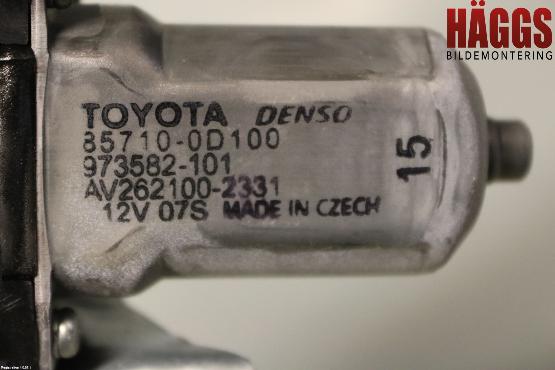 Toyota YARIS XP130 15-20 Fönsterhiss El Kompl