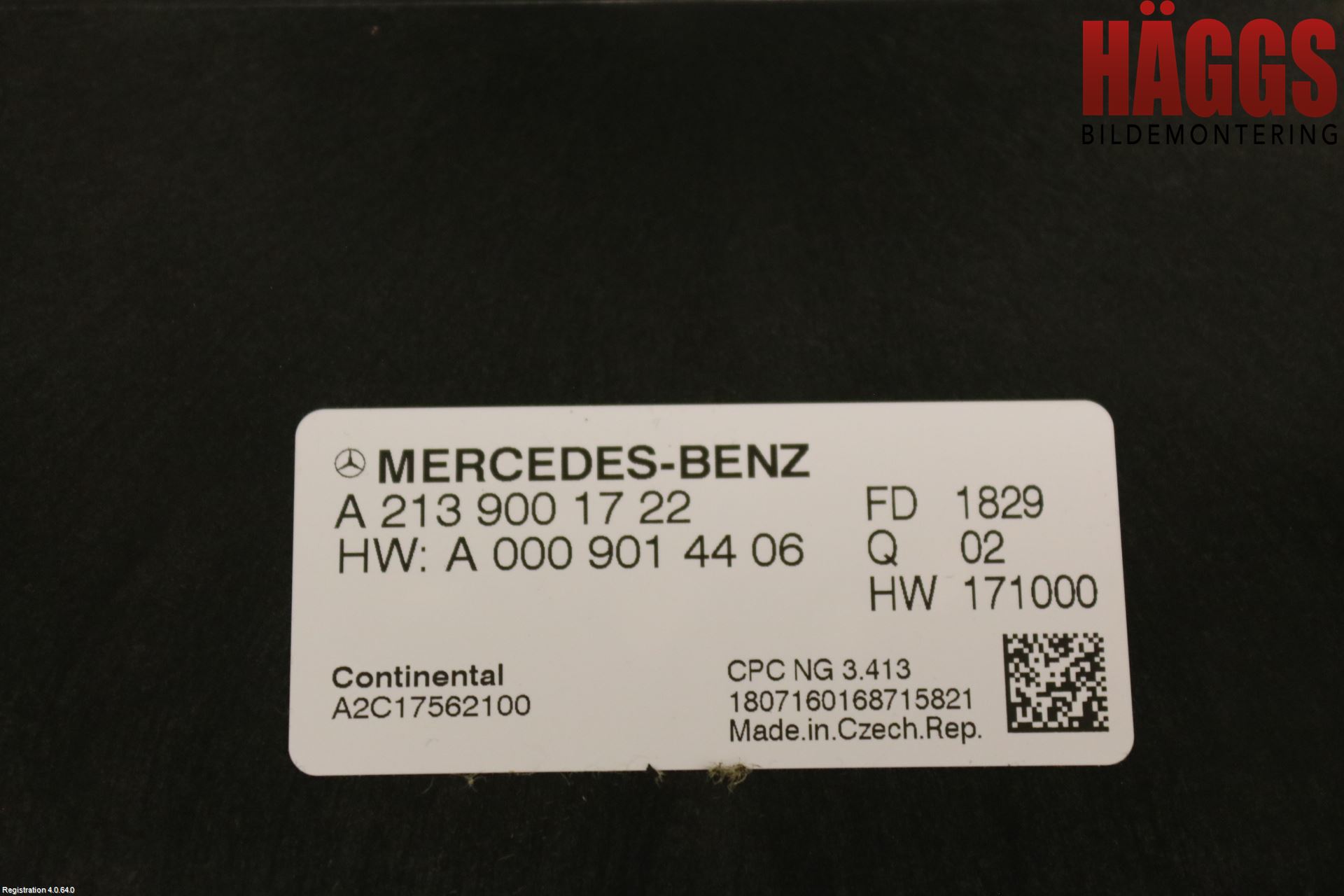Mercedes-Benz MB SPRINTER (W907/W910) 19- Styrenhet Övrigt