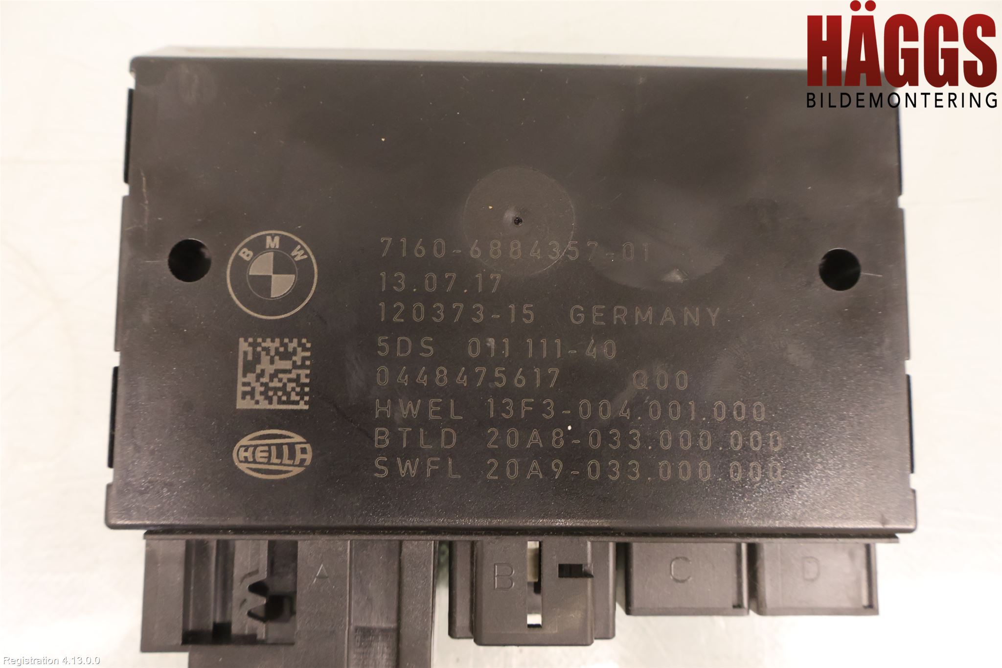 BMW 3 F30/F31/F80 12-19 Styrenhet Dragkrok