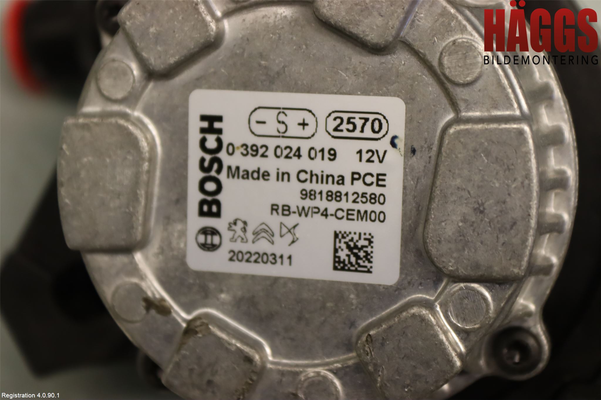 Citroen C5 X CROSSOVER 22- Vattenpump
