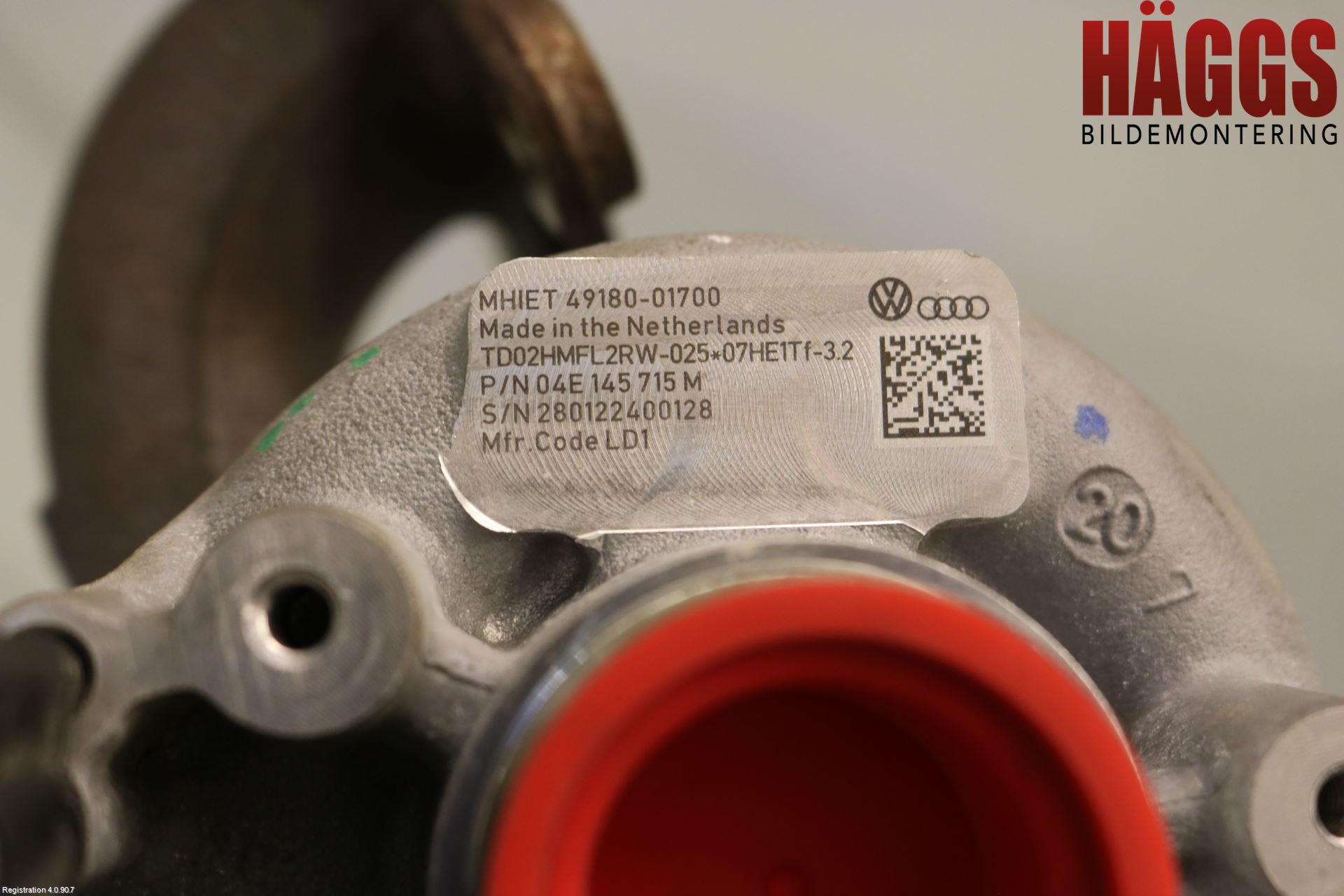 Volkswagen VW PASSAT 20-24 Turboaggregat