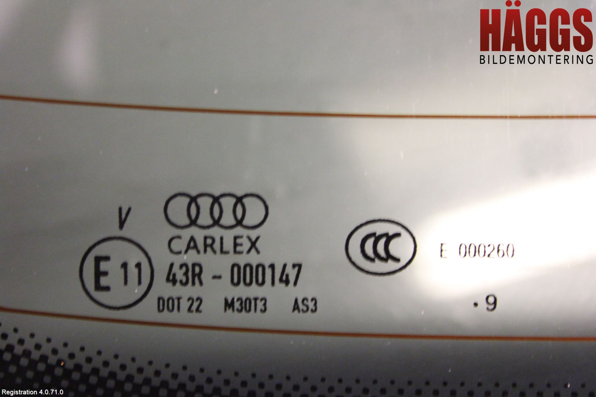 Audi A6 F2/C8 19- Bakruta