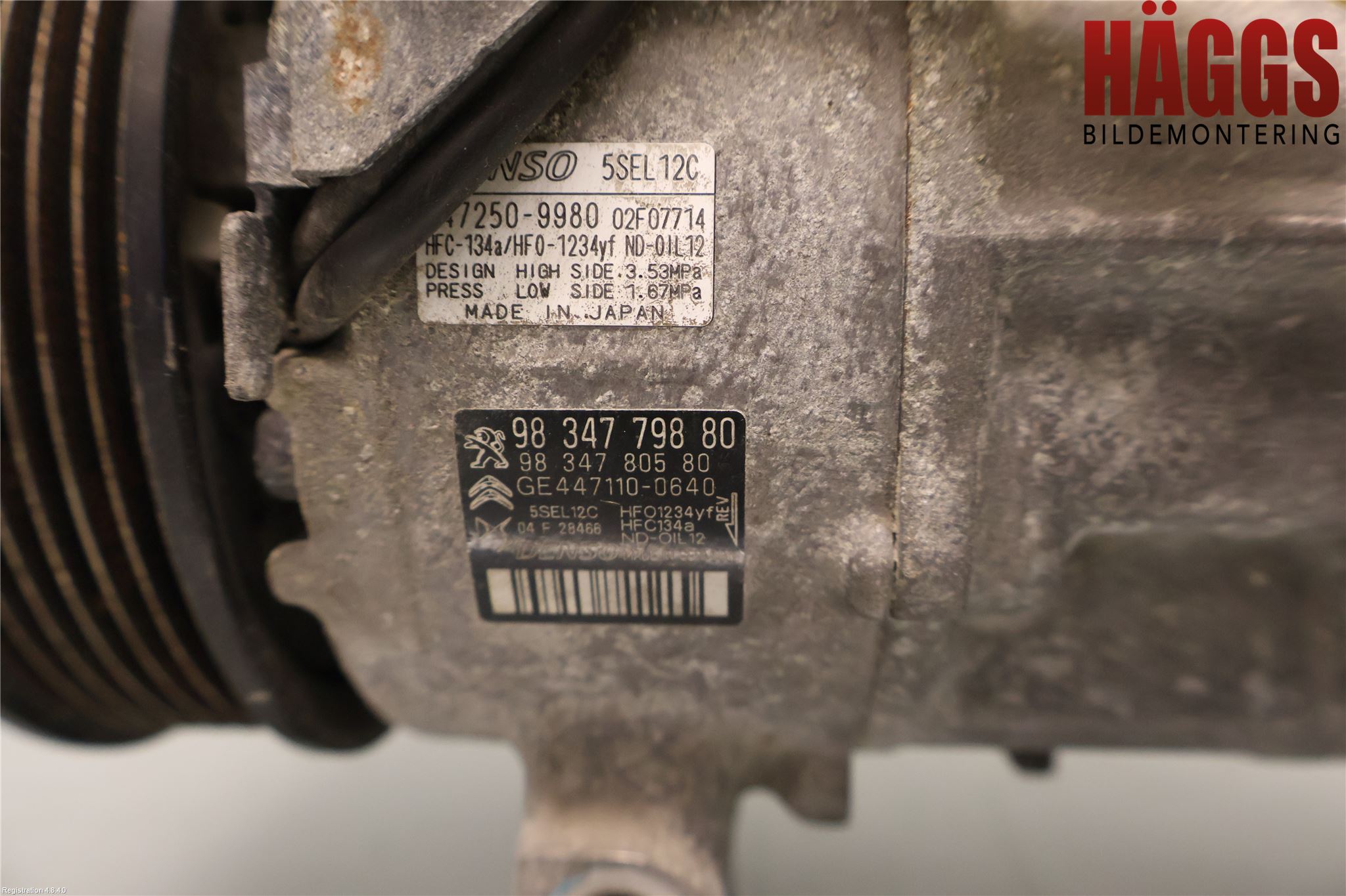 Peugeot 2008/E-2008 20- Ac Kompressor