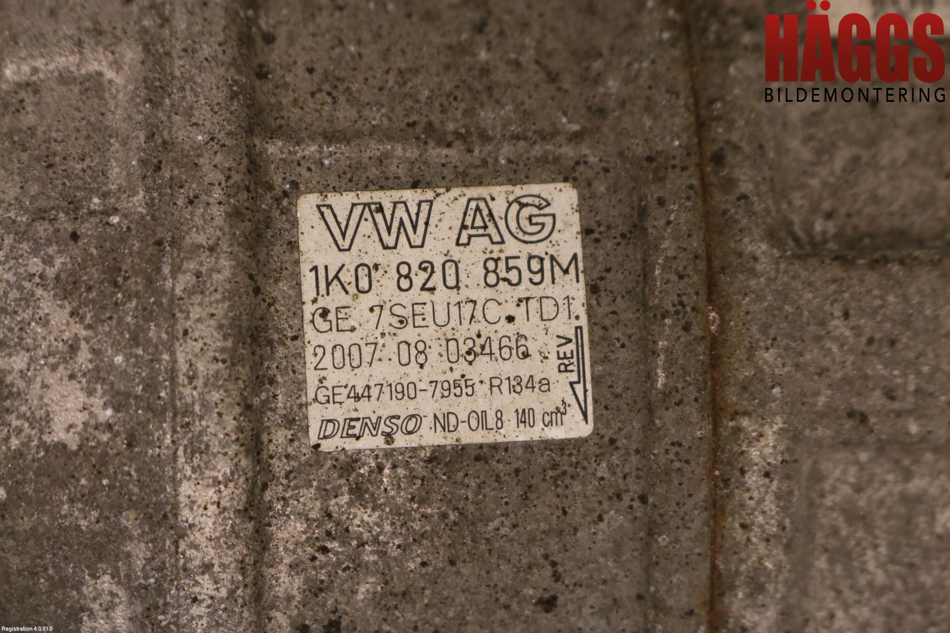 Volkswagen VW GOLF V 04-09 Ac Kompressor