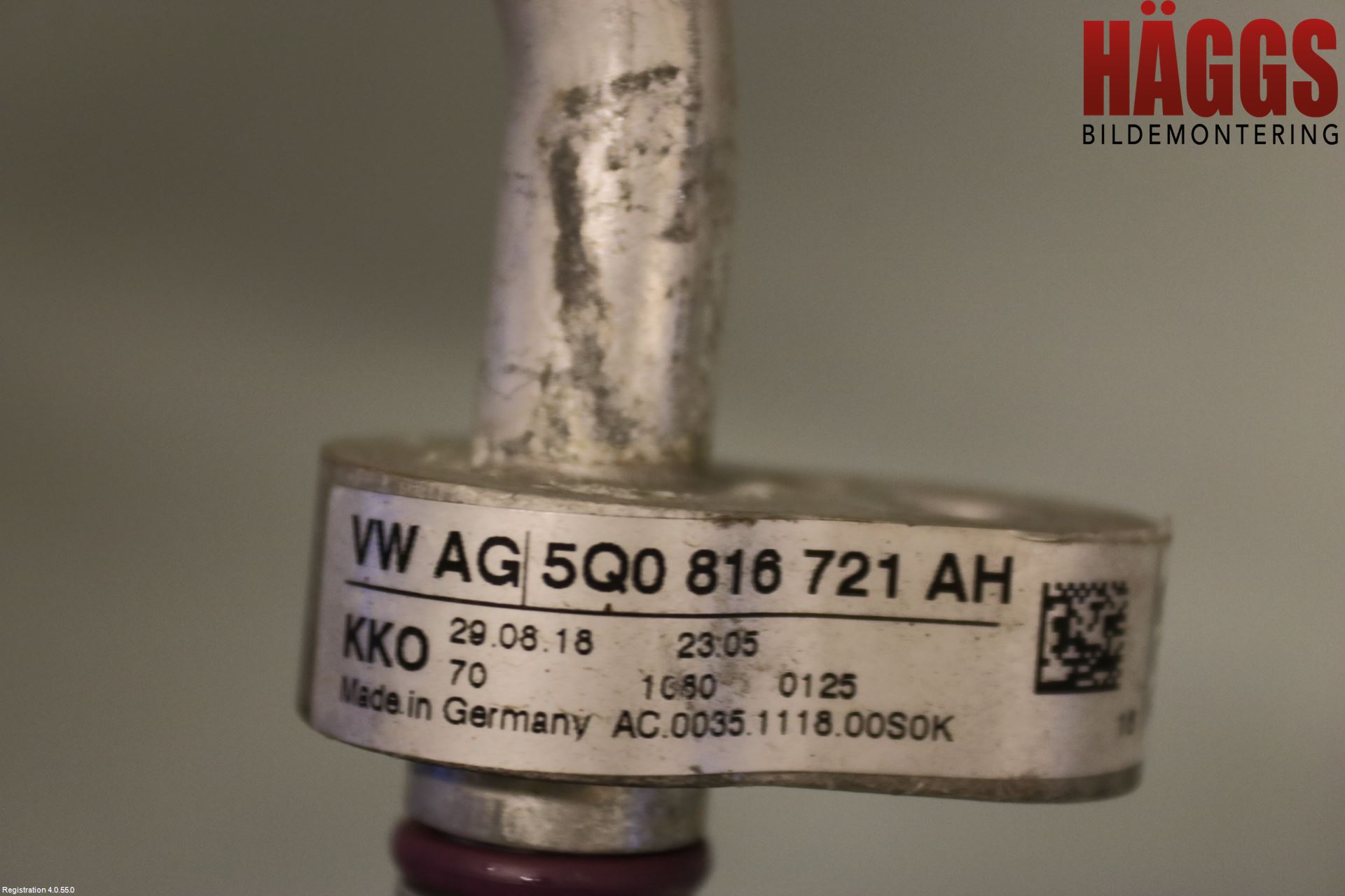Volkswagen VW T-ROC 18- Ac Slang-Rör
