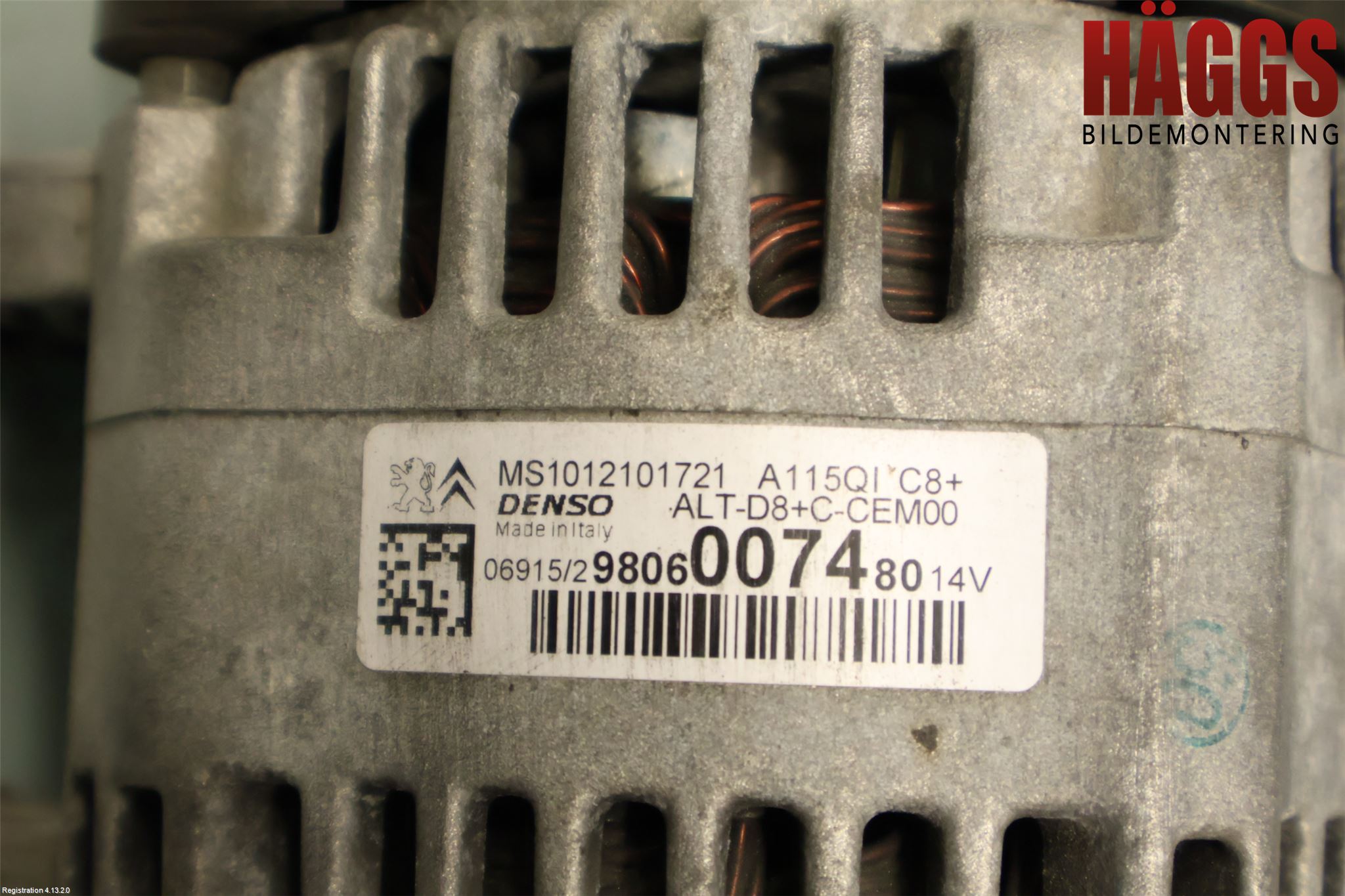 Citroen DS4 Generator