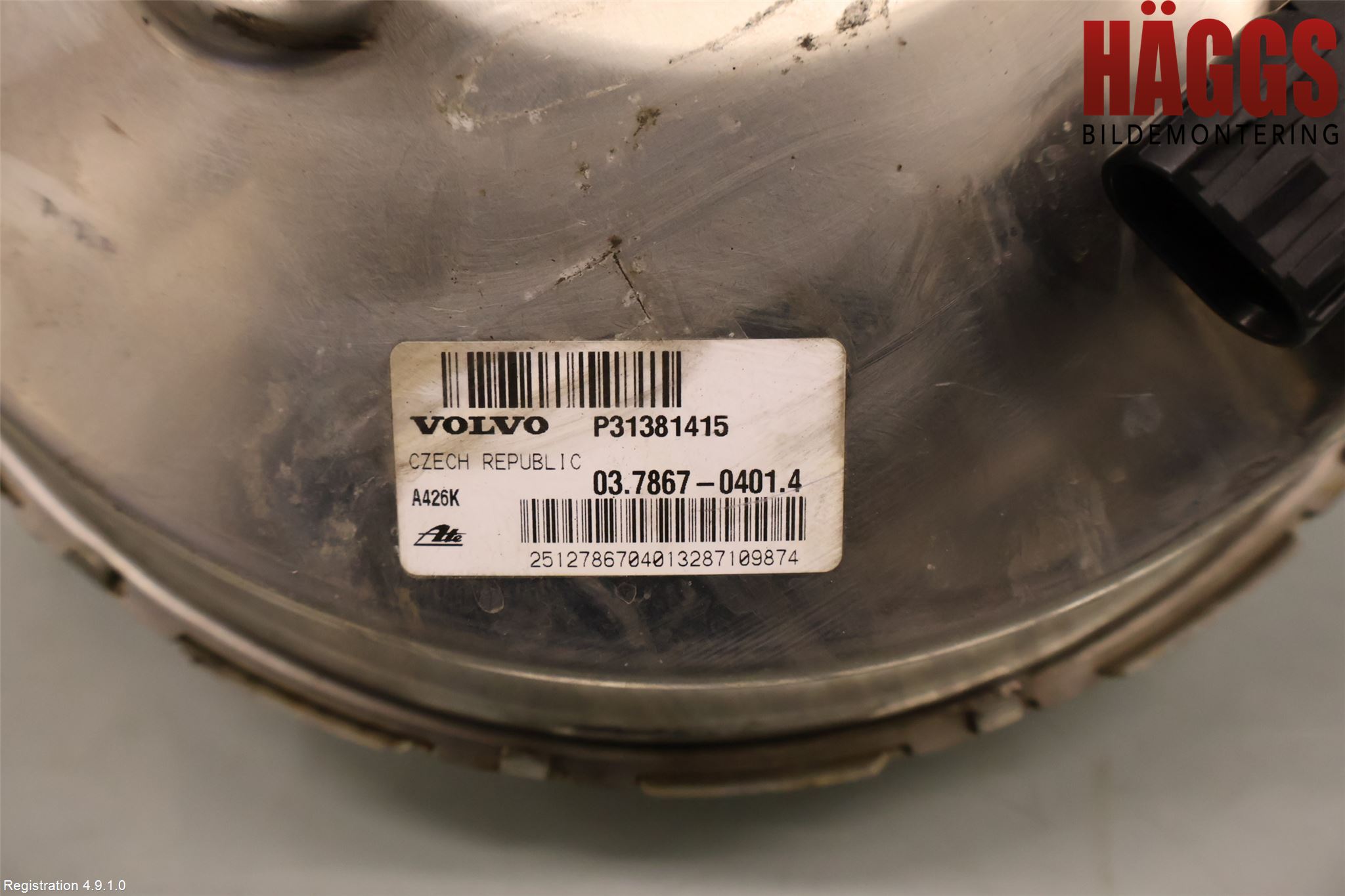 Volvo XC90/RECHARGE 16- Bromsservo