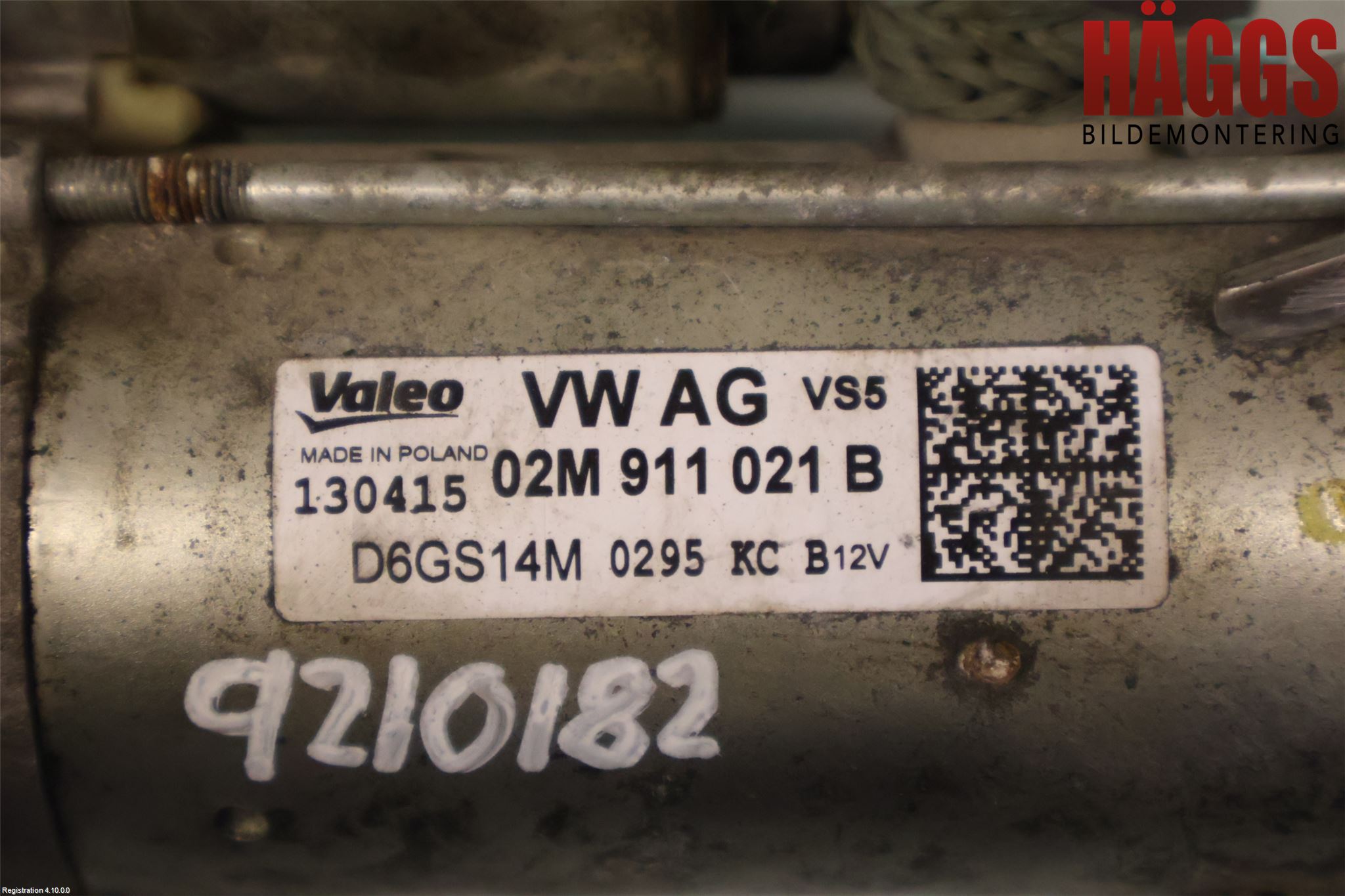 Volkswagen VW TIGUAN 07-16 Startmotor