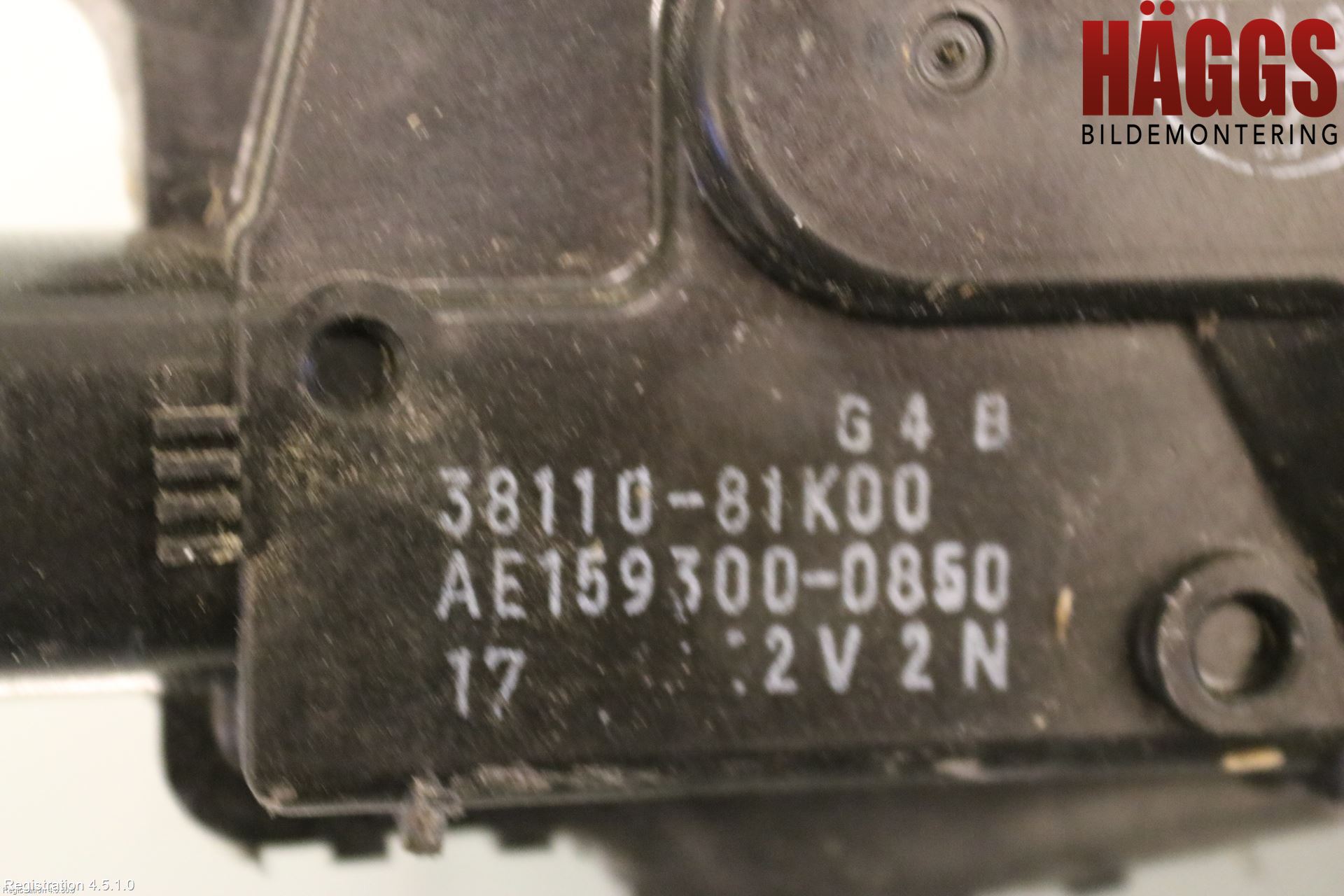 Suzuki SX4 10-13 Torkarmotor Vindruta